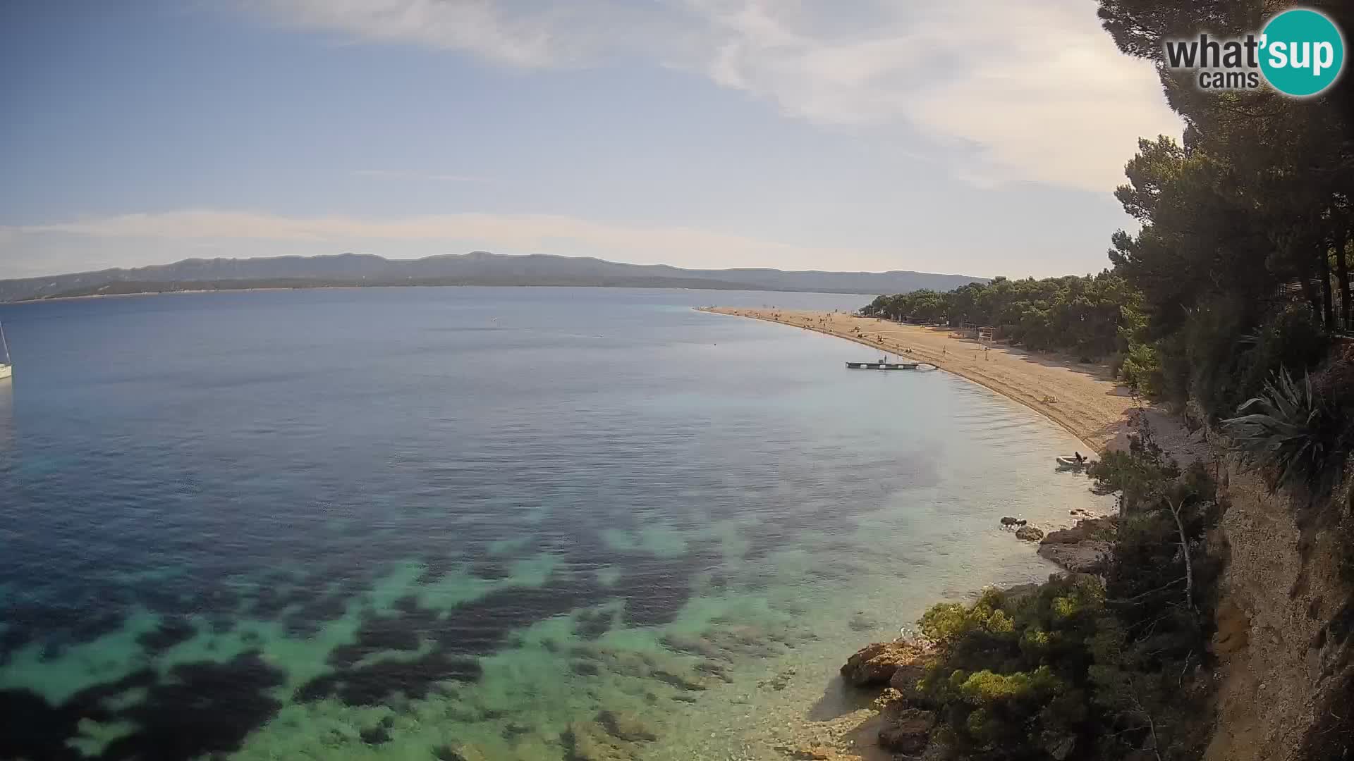 Web kamera Bol Zlatni Rat – Pogled uživo s otoka Brača