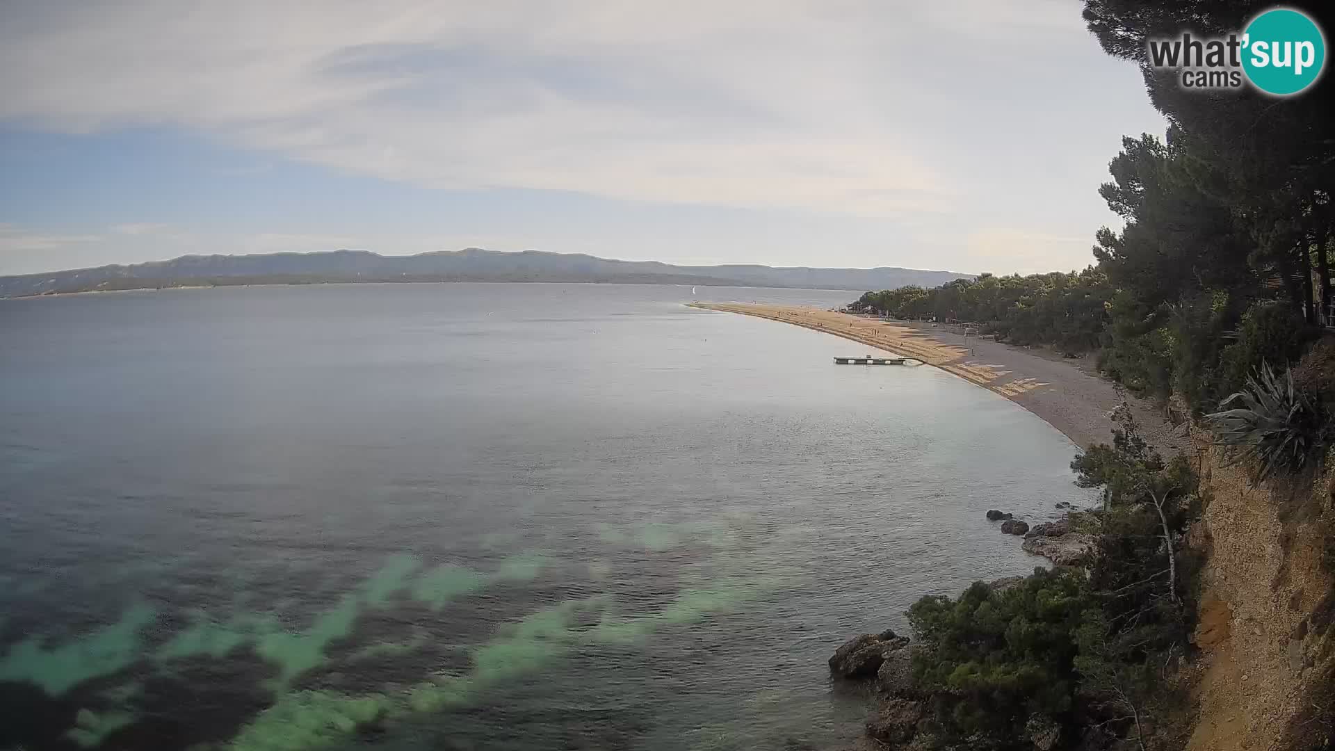 Web kamera Bol Zlatni Rat – Pogled uživo s otoka Brača