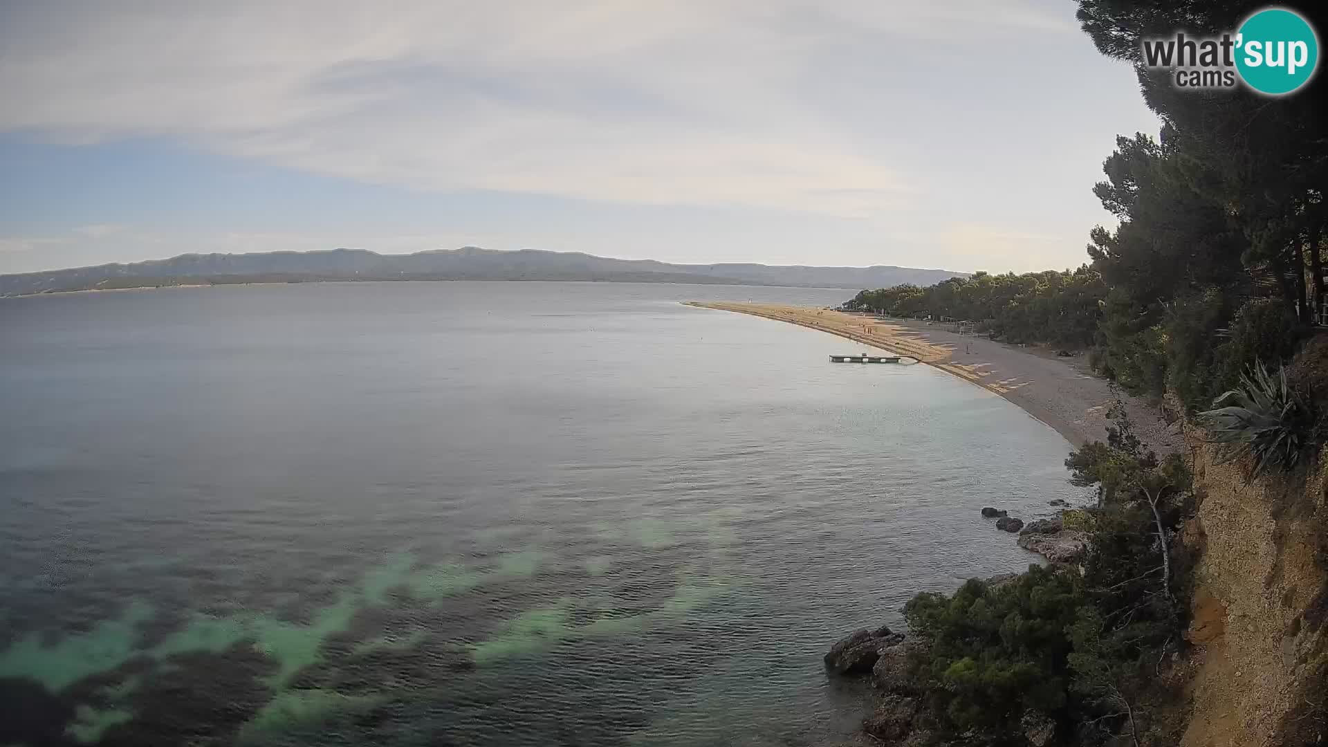 Webcam Bol Zlatni Rat – Vue en direct depuis l’île de Brač