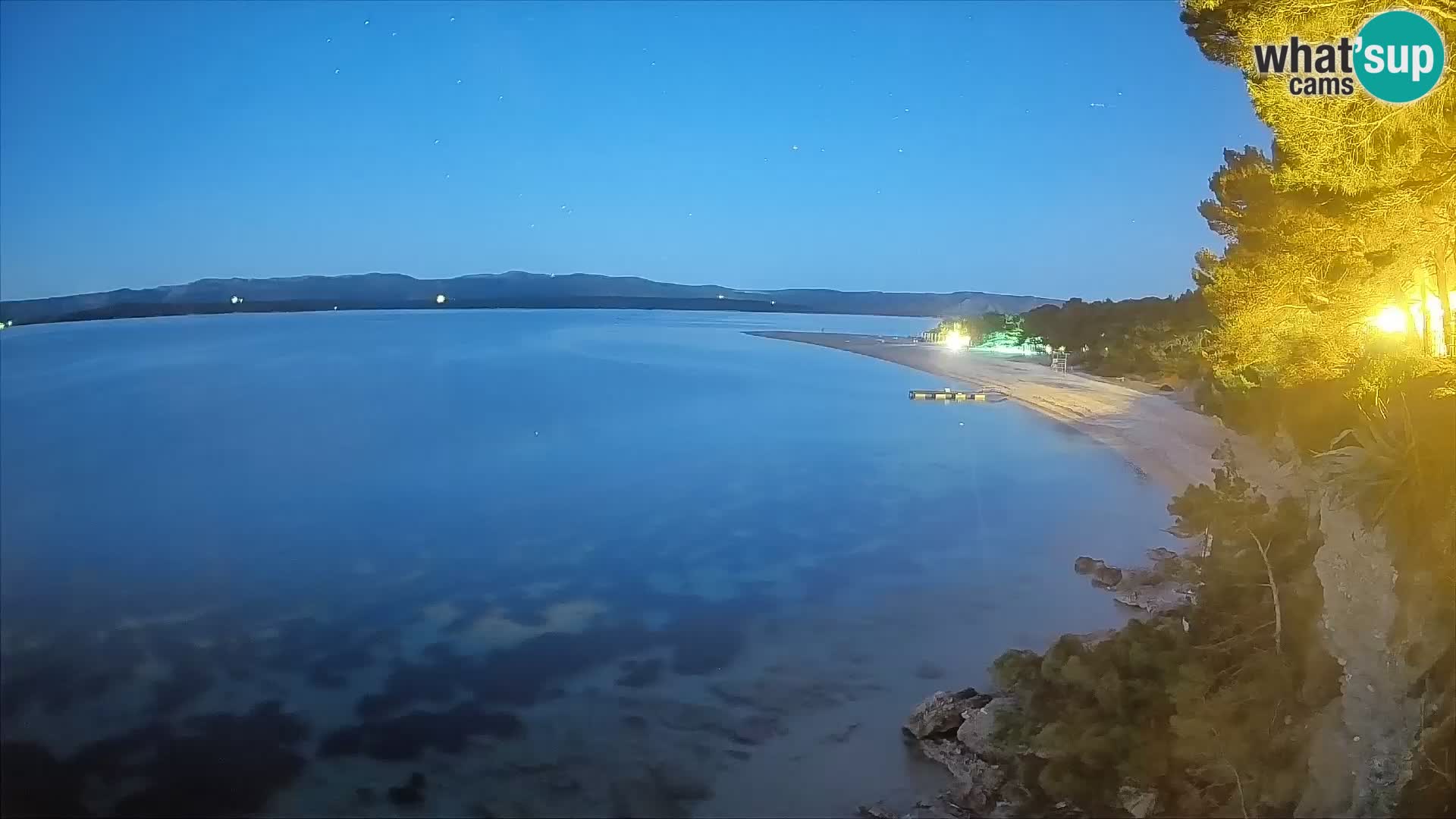 Webcam Zlatni Rat Bol – Liveblick vom berühmten Strand auf Brač