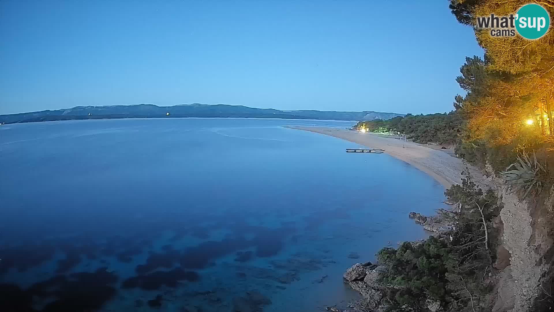 Webcam Bol Zlatni Rat – Vista en vivo desde la isla de Brač