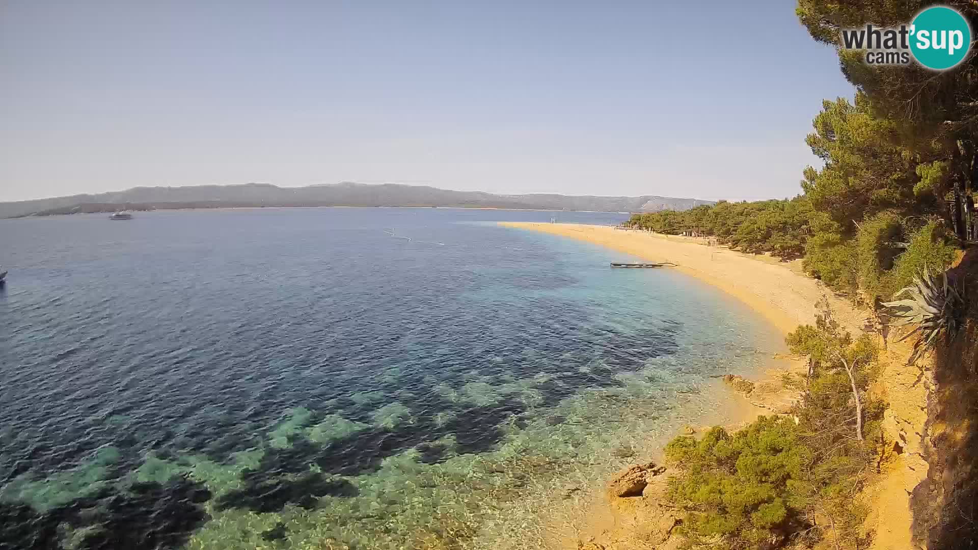 Webcam Bol Zlatni Rat – Vue en direct depuis l’île de Brač