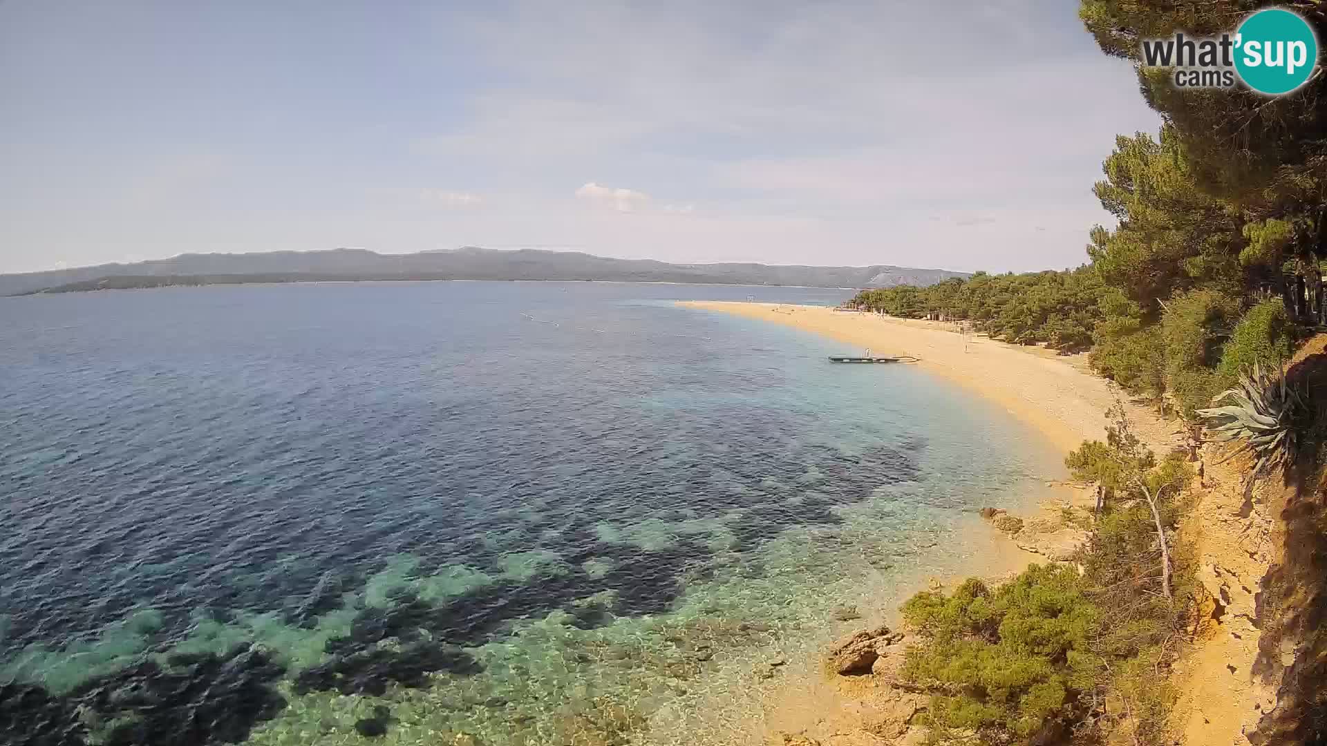 Web kamera Bol Zlatni Rat – Pogled uživo s otoka Brača
