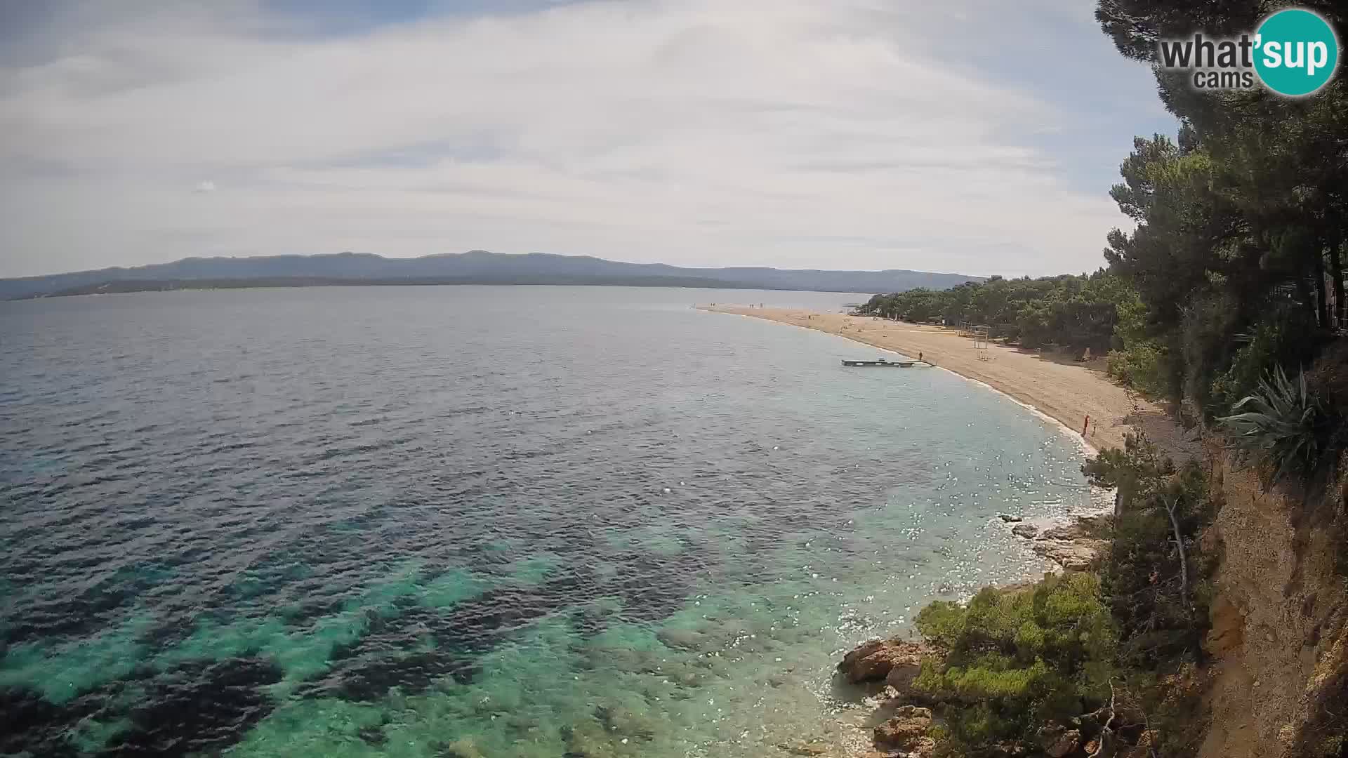Webcam Bol Zlatni Rat – Vue en direct depuis l’île de Brač