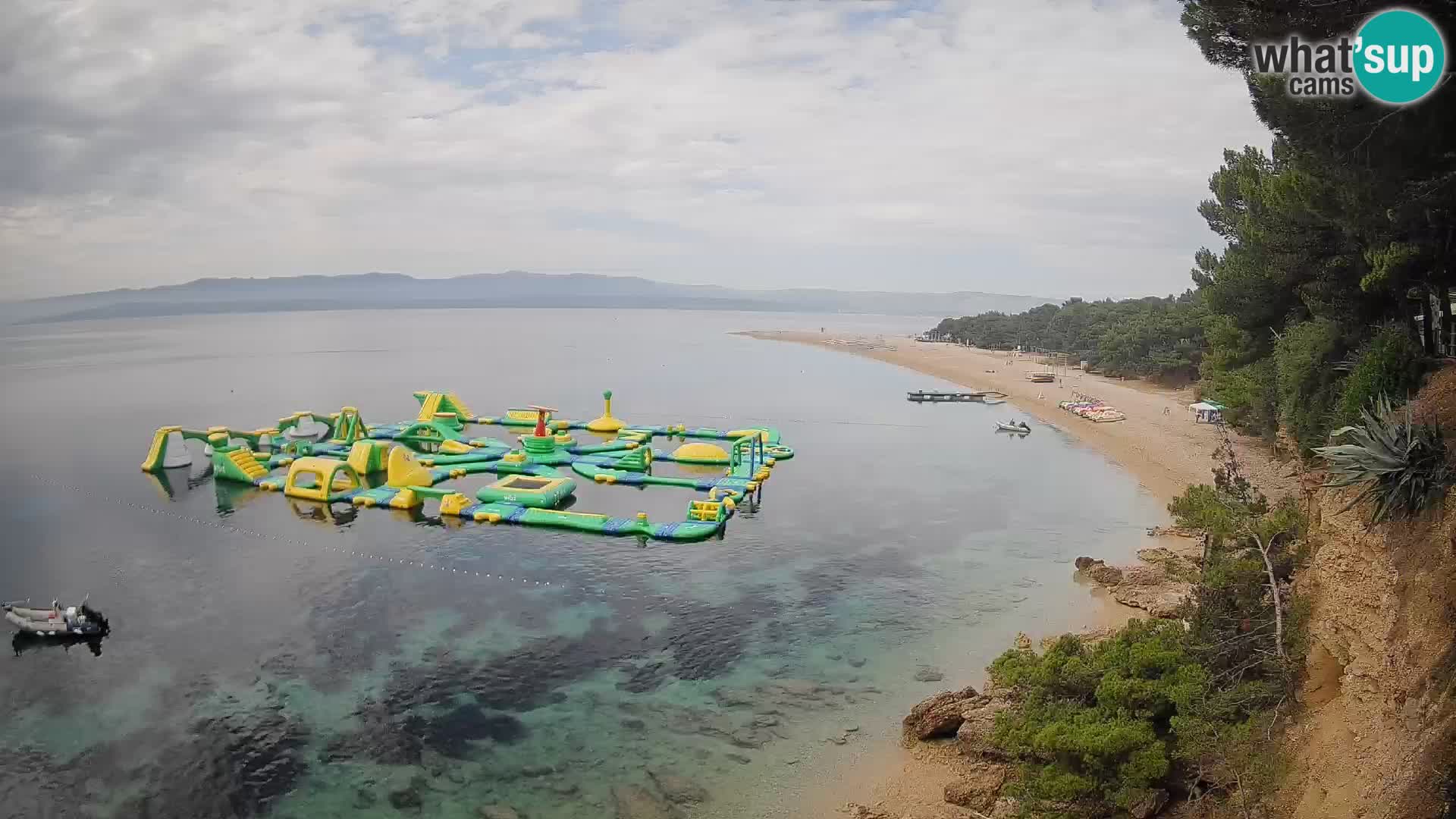 Webcam Bol Zlatni Rat – Vista en vivo desde la isla de Brač