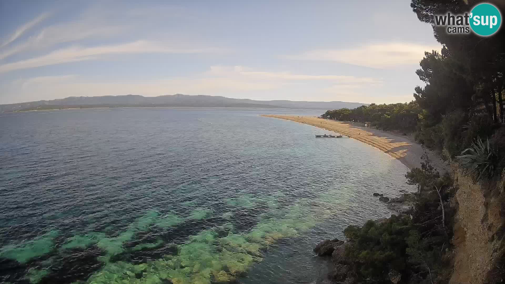 Webcam Bol Zlatni Rat – Vue en direct depuis l’île de Brač