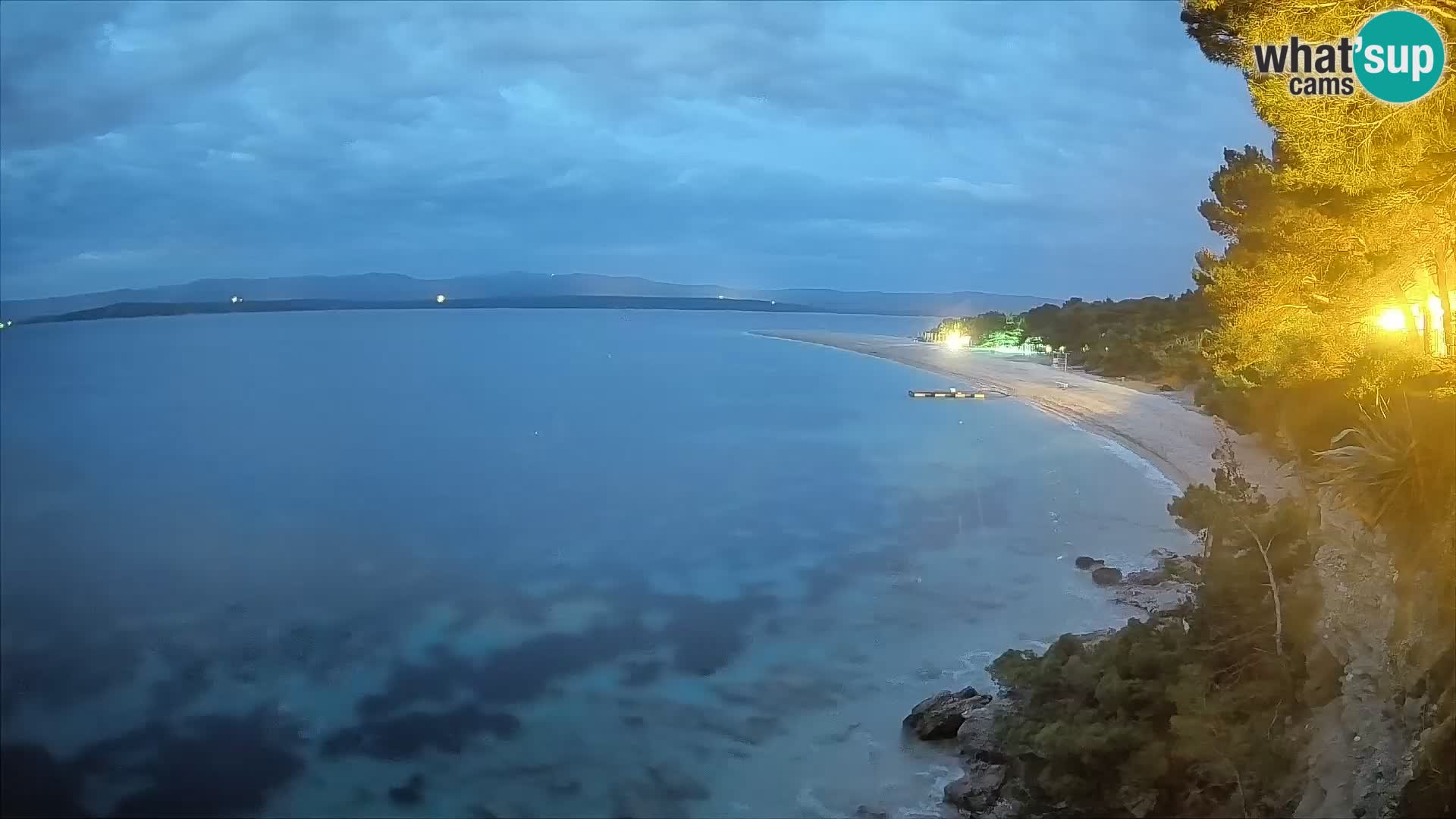 Webcam Bol Zlatni Rat – Vista en vivo desde la isla de Brač
