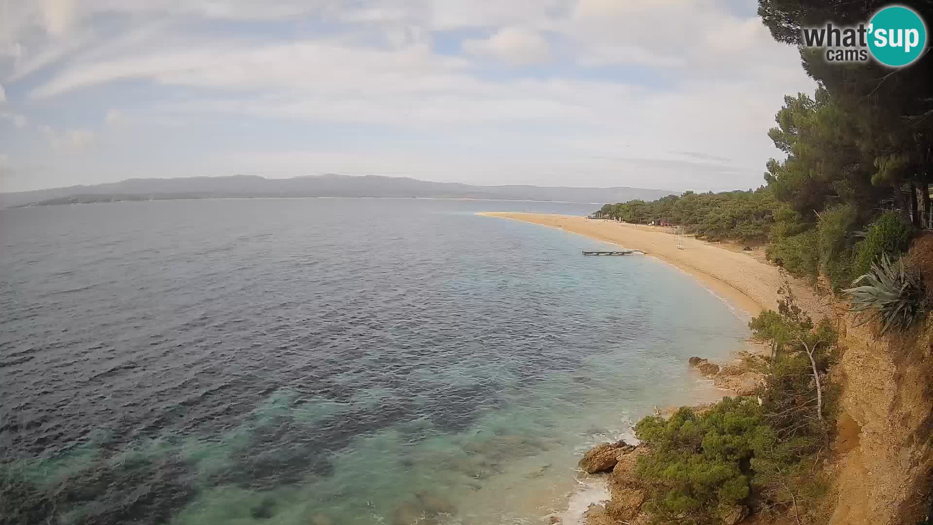 Web kamera Bol Zlatni Rat – Pogled uživo s otoka Brača