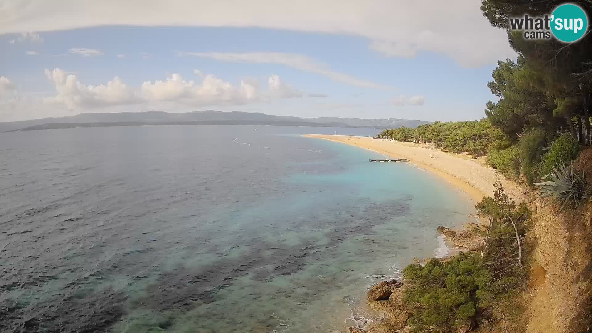 Web kamera Bol Zlatni Rat – Pogled uživo s otoka Brača