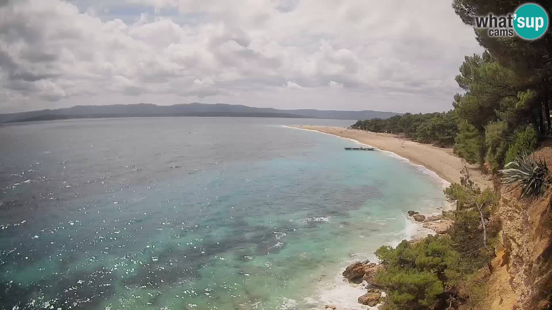 Webcam Bol Zlatni Rat – Vue en direct depuis l’île de Brač