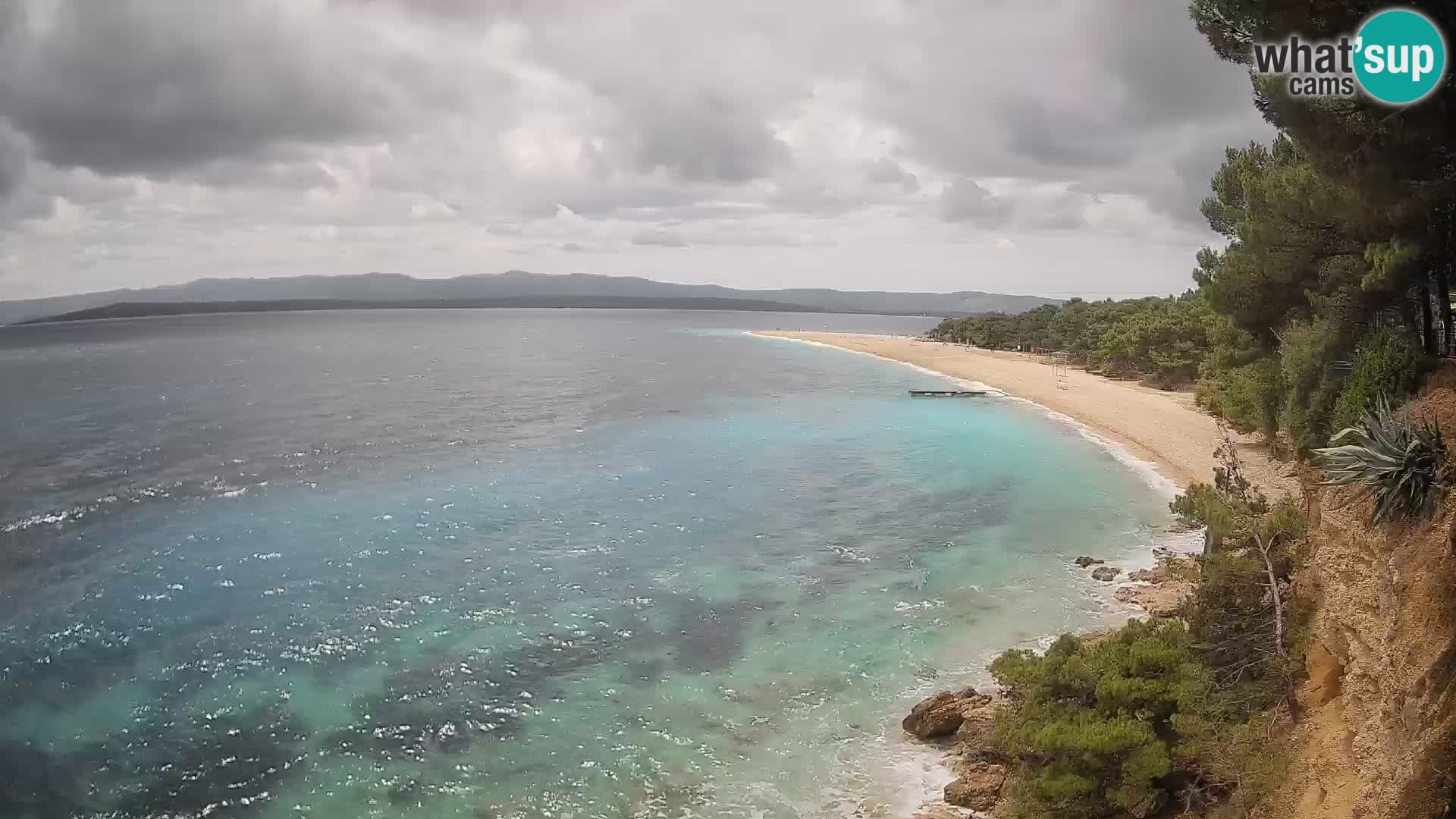 Web kamera Bol Zlatni Rat – Pogled uživo s otoka Brača