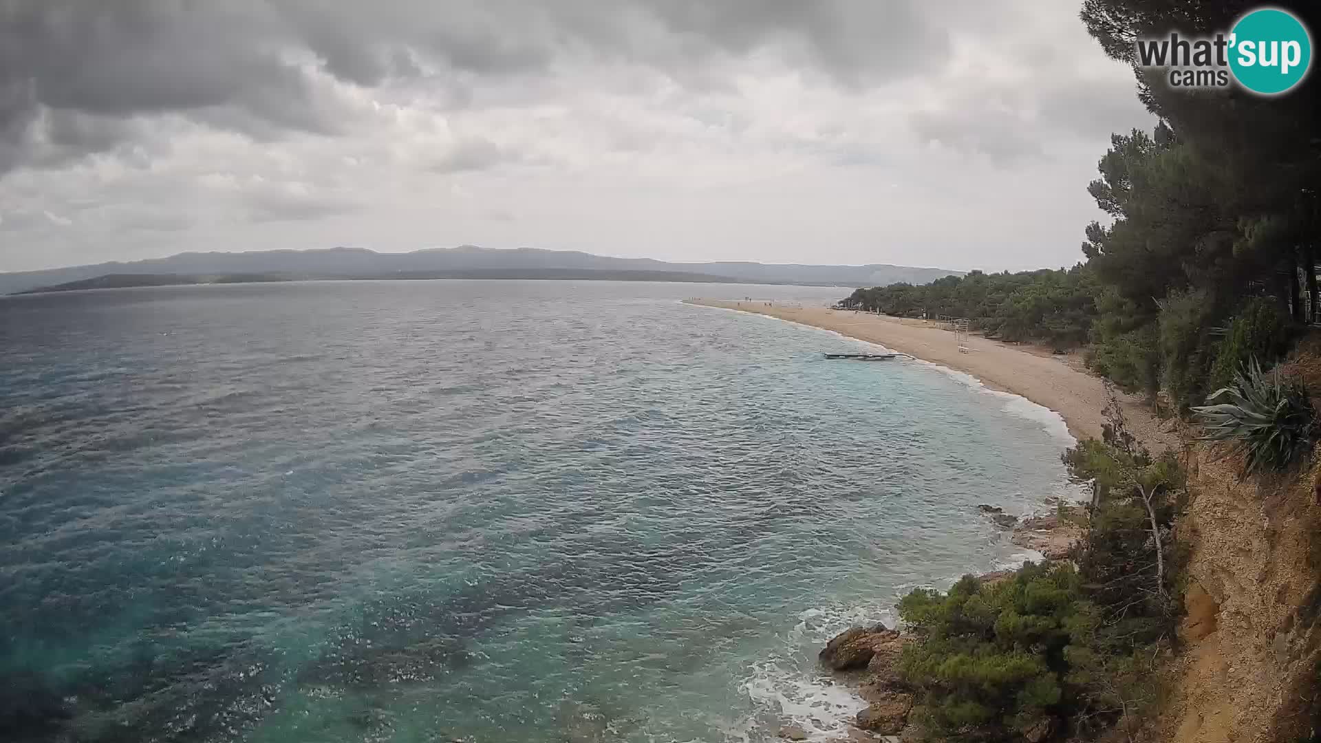 Webcam Bol Zlatni Rat – Vue en direct depuis l’île de Brač