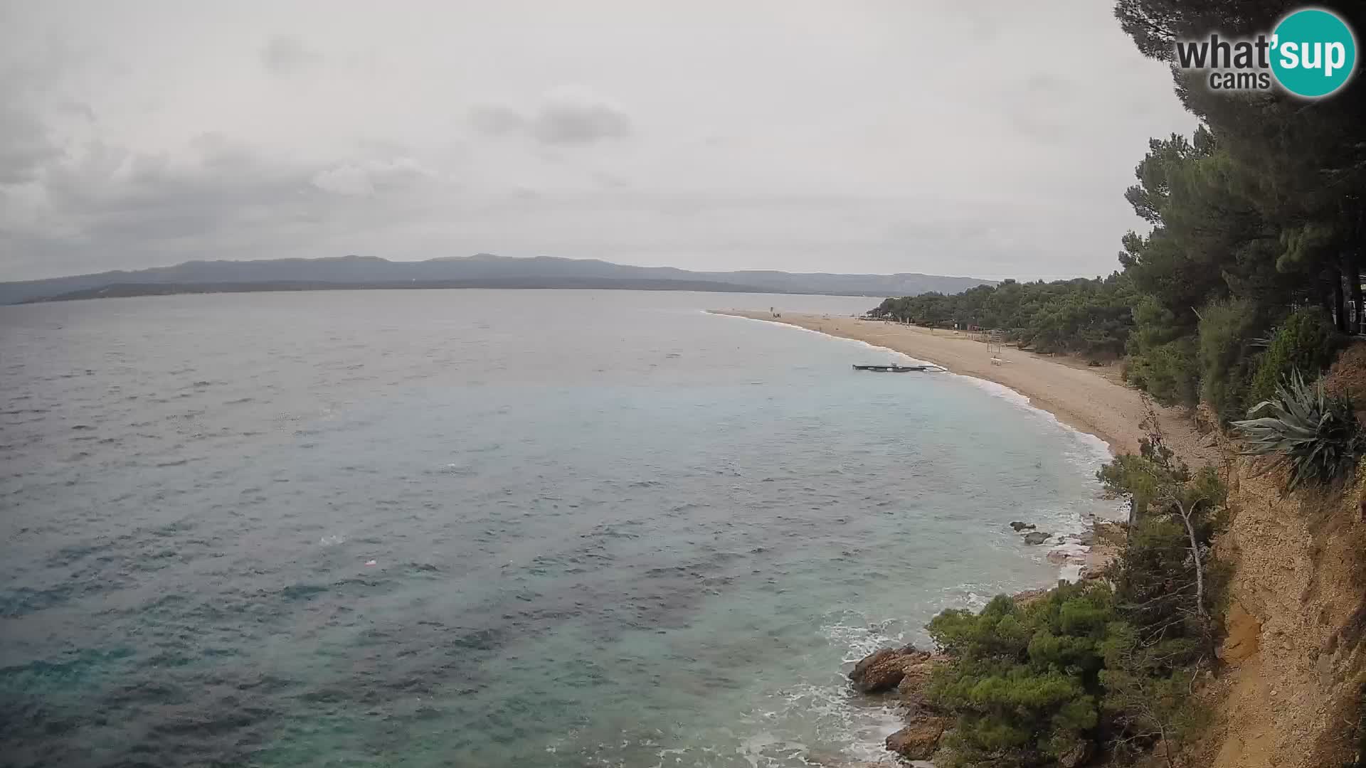 Web kamera Bol Zlatni Rat – Pogled uživo s otoka Brača