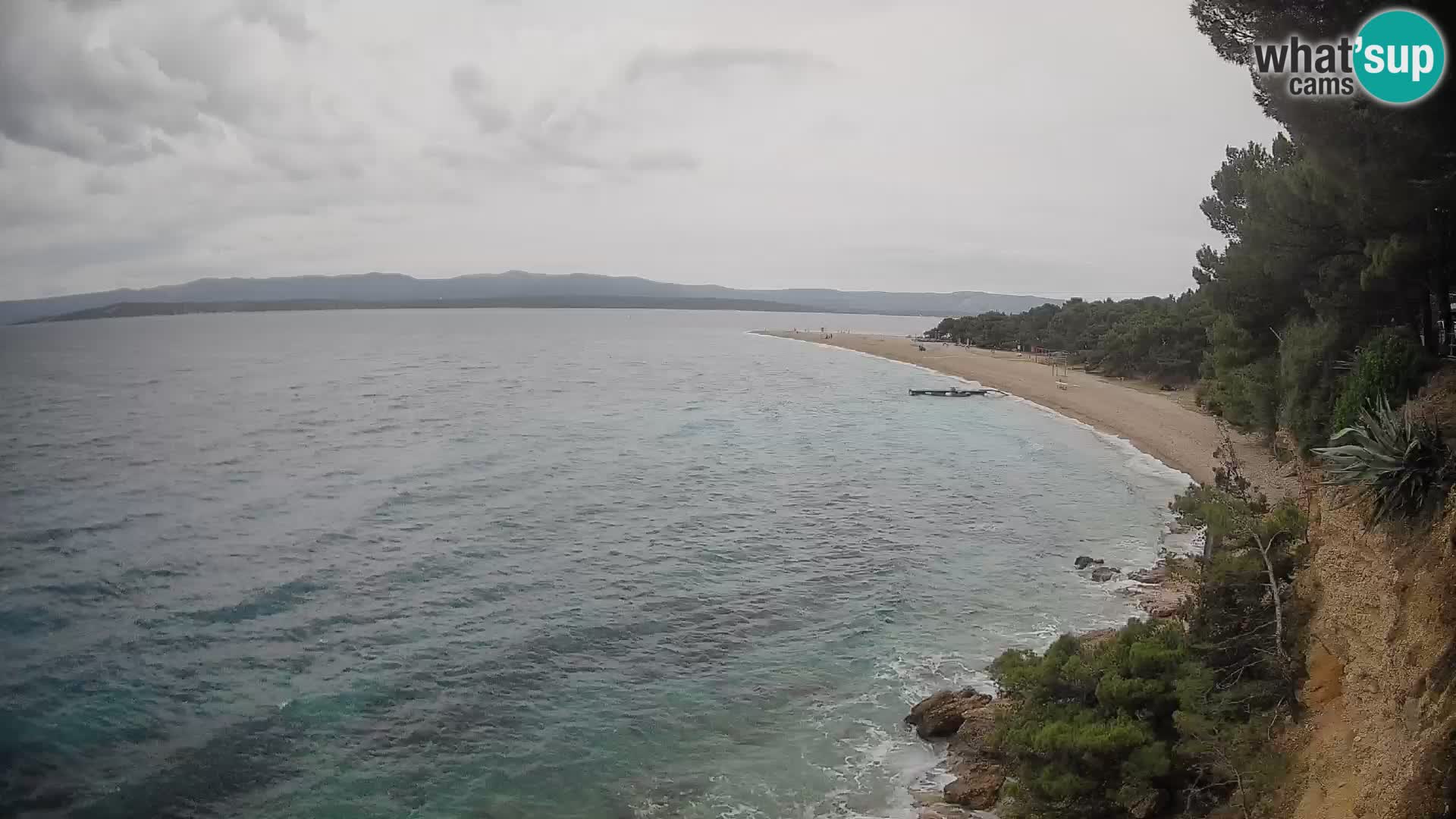 Web kamera Bol Zlatni Rat – Pogled uživo s otoka Brača