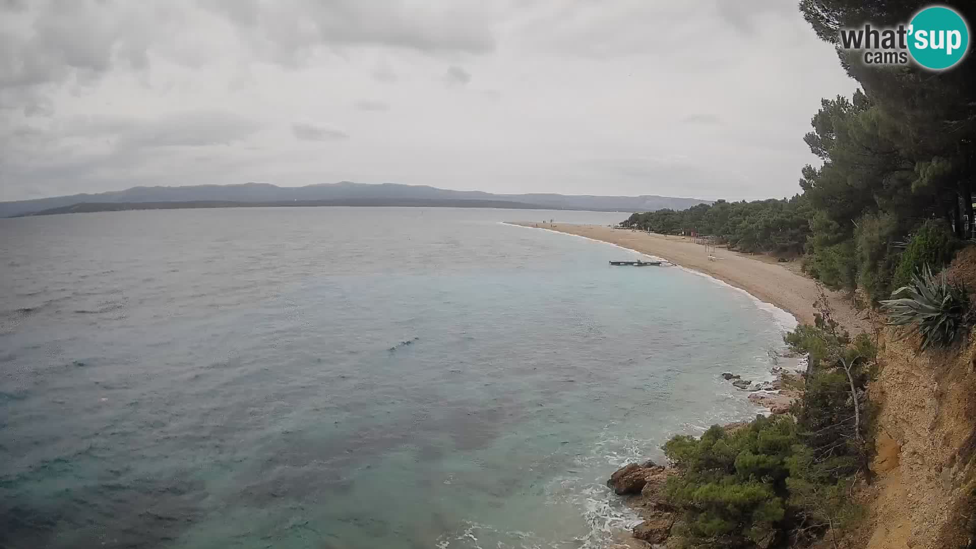 Web kamera Bol Zlatni Rat – Pogled uživo s otoka Brača