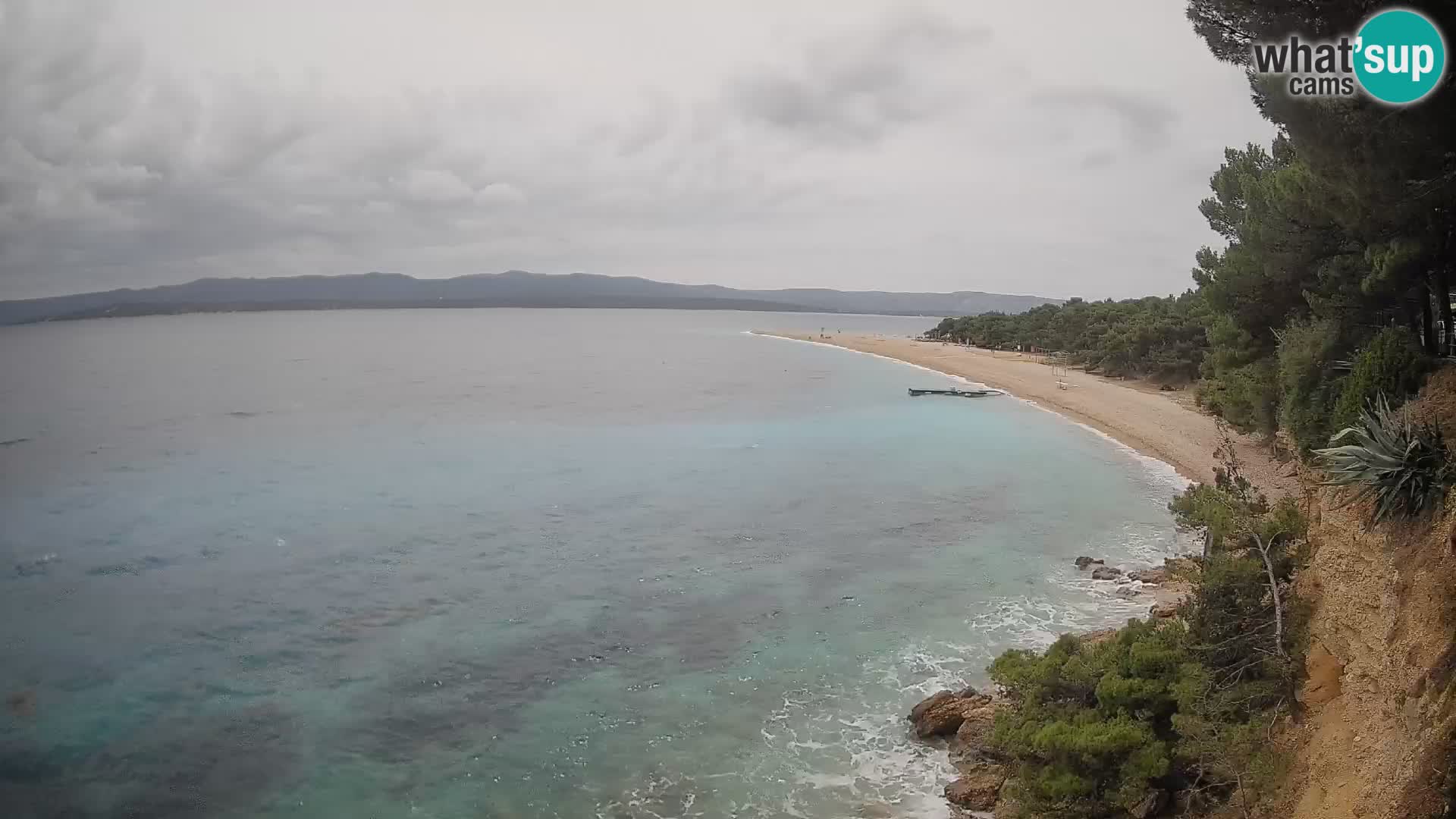 Webcam Bol Zlatni Rat – Vue en direct depuis l’île de Brač