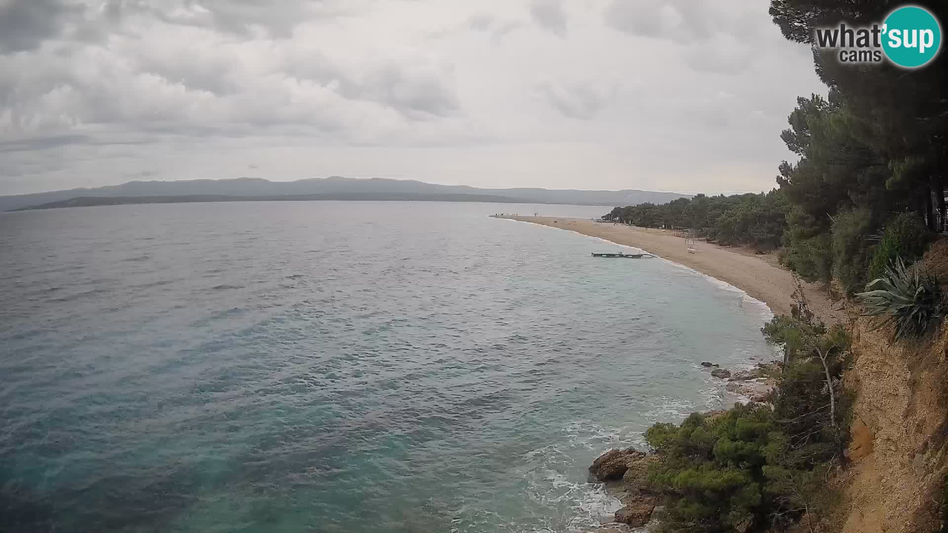 Web kamera Bol Zlatni Rat – Pogled uživo s otoka Brača