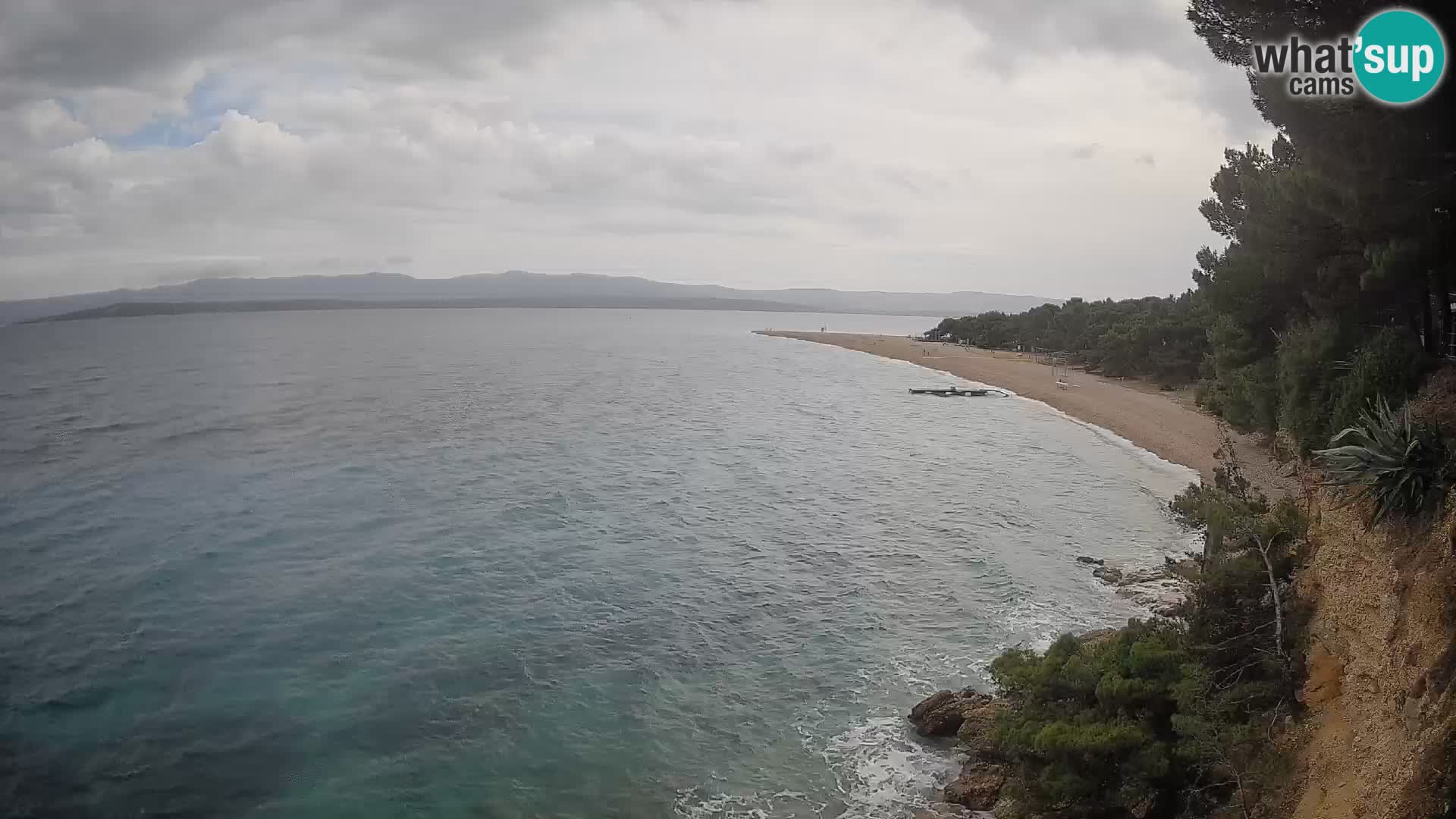 Web kamera Bol Zlatni Rat – Pogled uživo s otoka Brača
