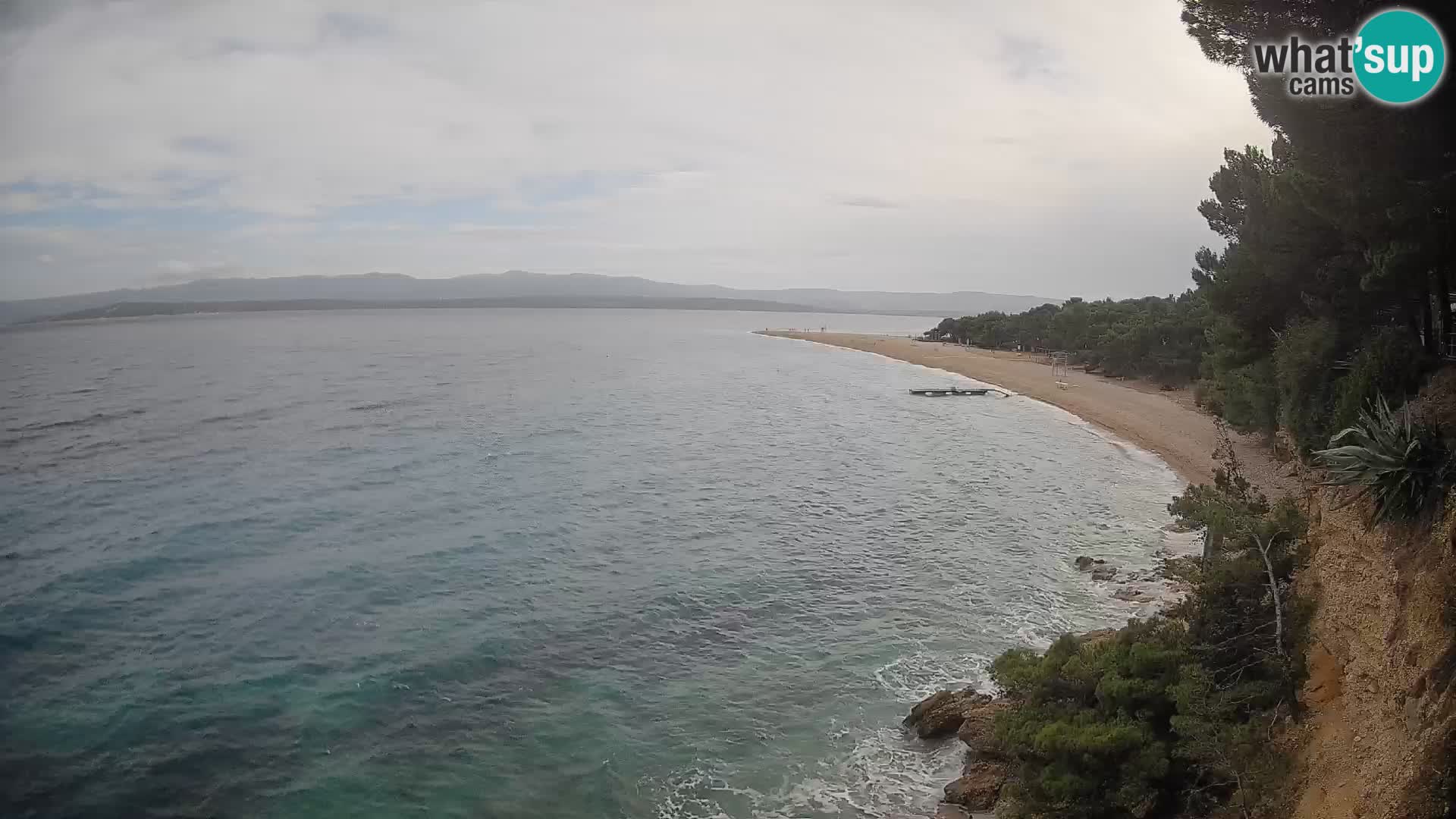 Webcam Bol Zlatni Rat – Vue en direct depuis l’île de Brač