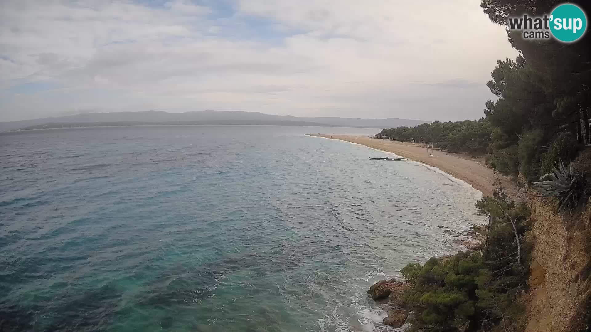 Webcam Bol Zlatni Rat – Vue en direct depuis l’île de Brač