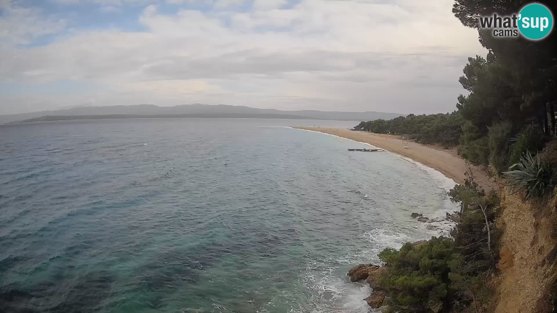 Webcam Bol Zlatni Rat – Vue en direct depuis l’île de Brač