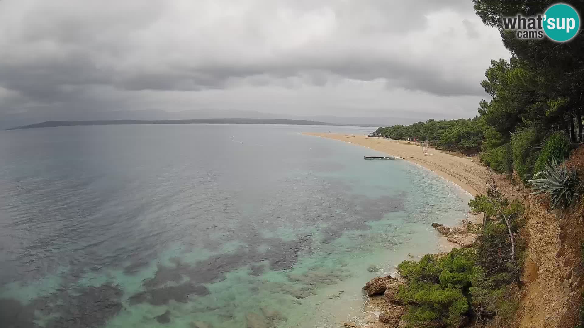 Web kamera Bol Zlatni Rat – Pogled uživo s otoka Brača