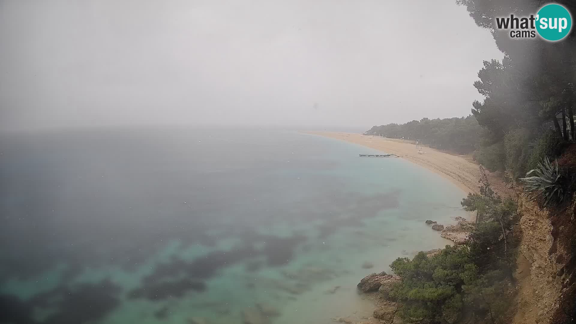 Webcam Bol Zlatni Rat – Vista en vivo desde la isla de Brač