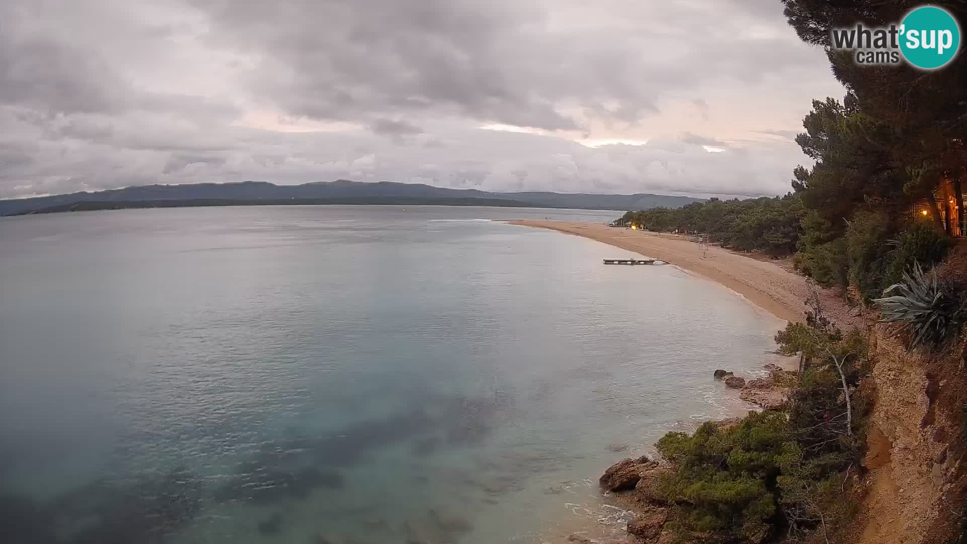 Webcam Zlatni Rat Bol – Liveblick vom berühmten Strand auf Brač