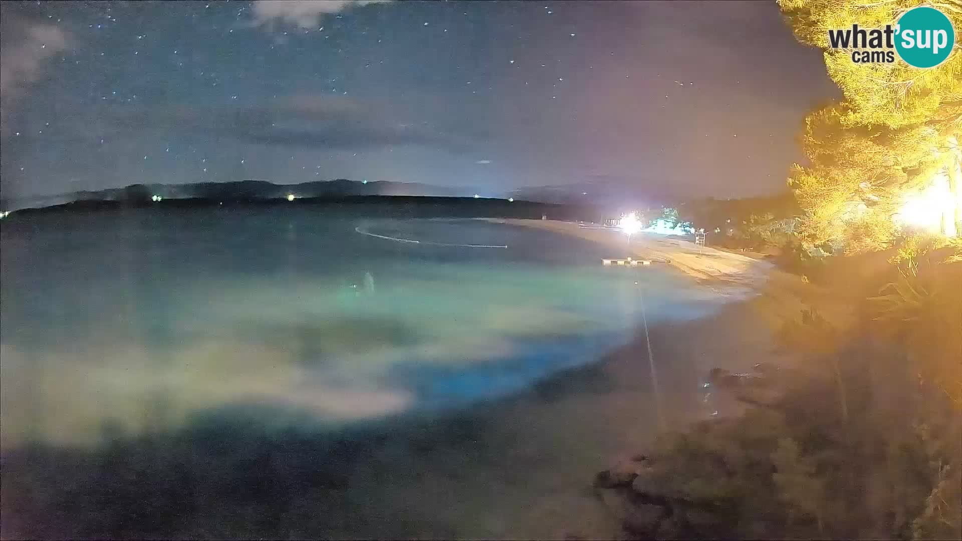 Webcam Bol Zlatni Rat – Vista en vivo desde la isla de Brač
