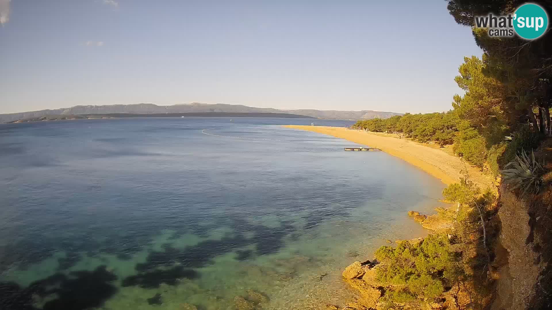 Web kamera Bol Zlatni Rat – Pogled uživo s otoka Brača