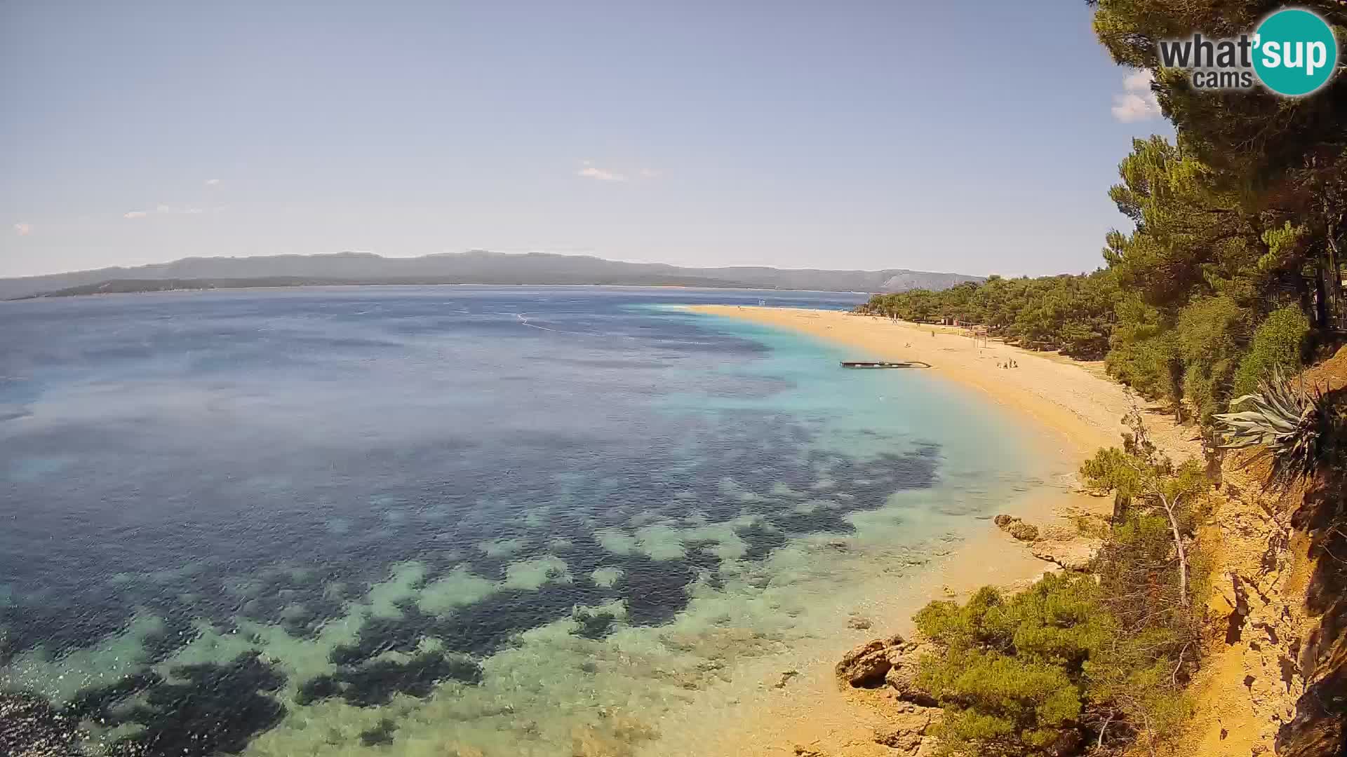 Webcam Bol Zlatni Rat – Vue en direct depuis l’île de Brač