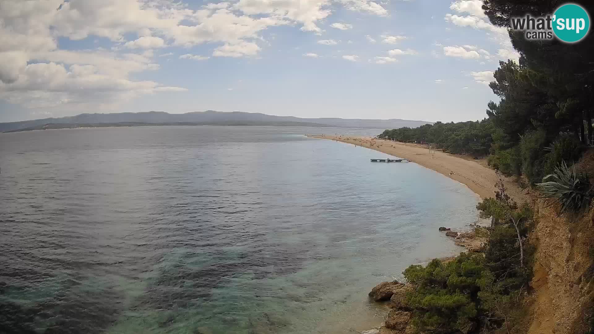 Webcam Bol Zlatni Rat – Vue en direct depuis l’île de Brač