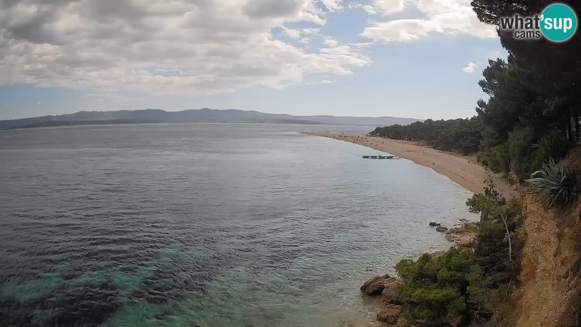 Web kamera Bol Zlatni Rat – Pogled uživo s otoka Brača