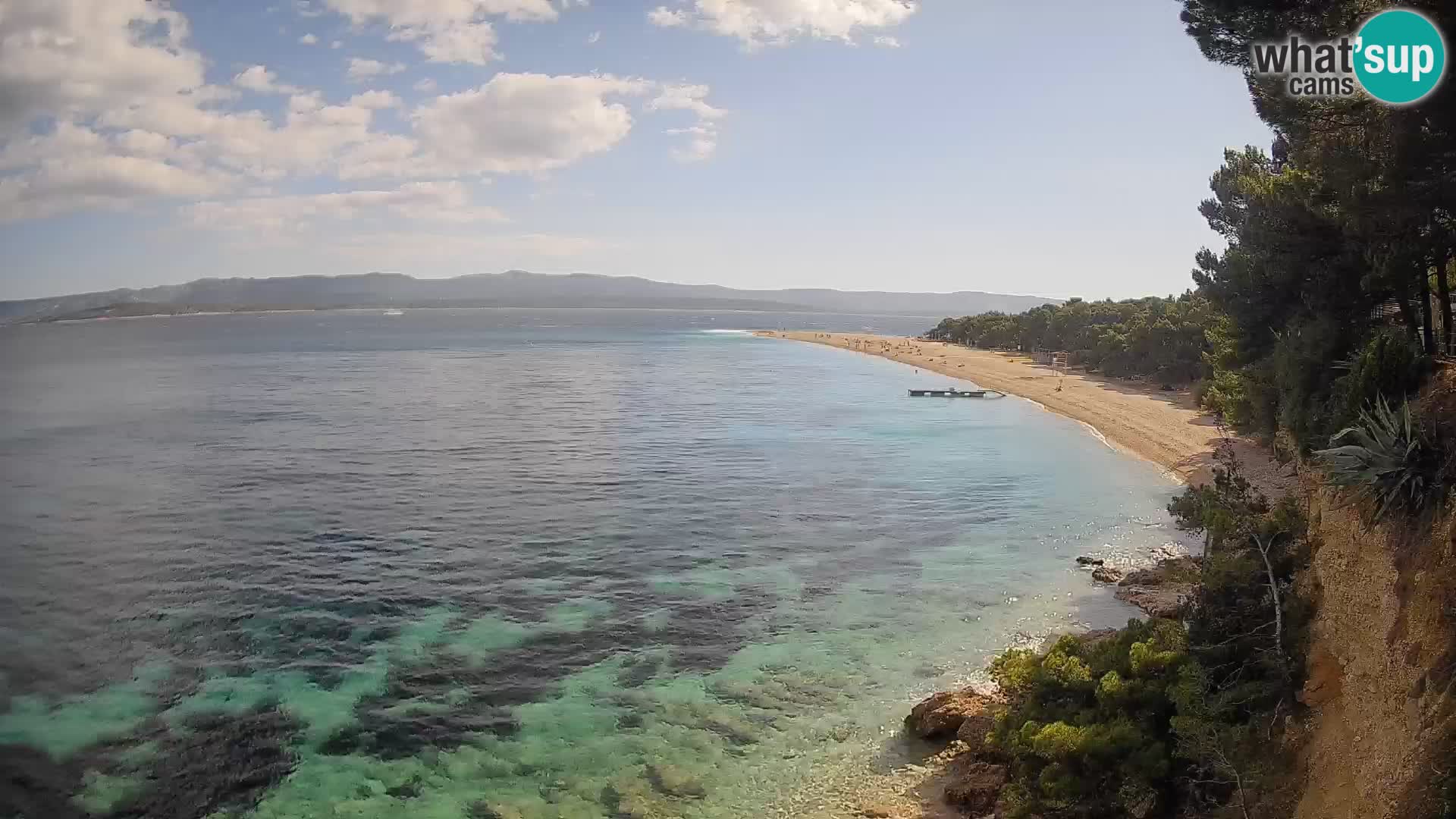 Webcam Bol Zlatni Rat – Vue en direct depuis l’île de Brač