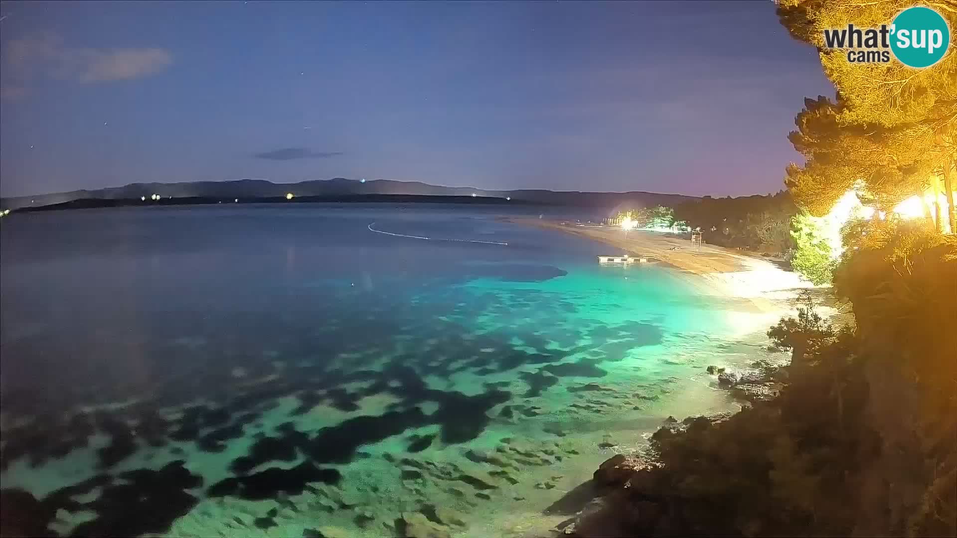 Webcam Bol Zlatni Rat – Vista en vivo desde la isla de Brač