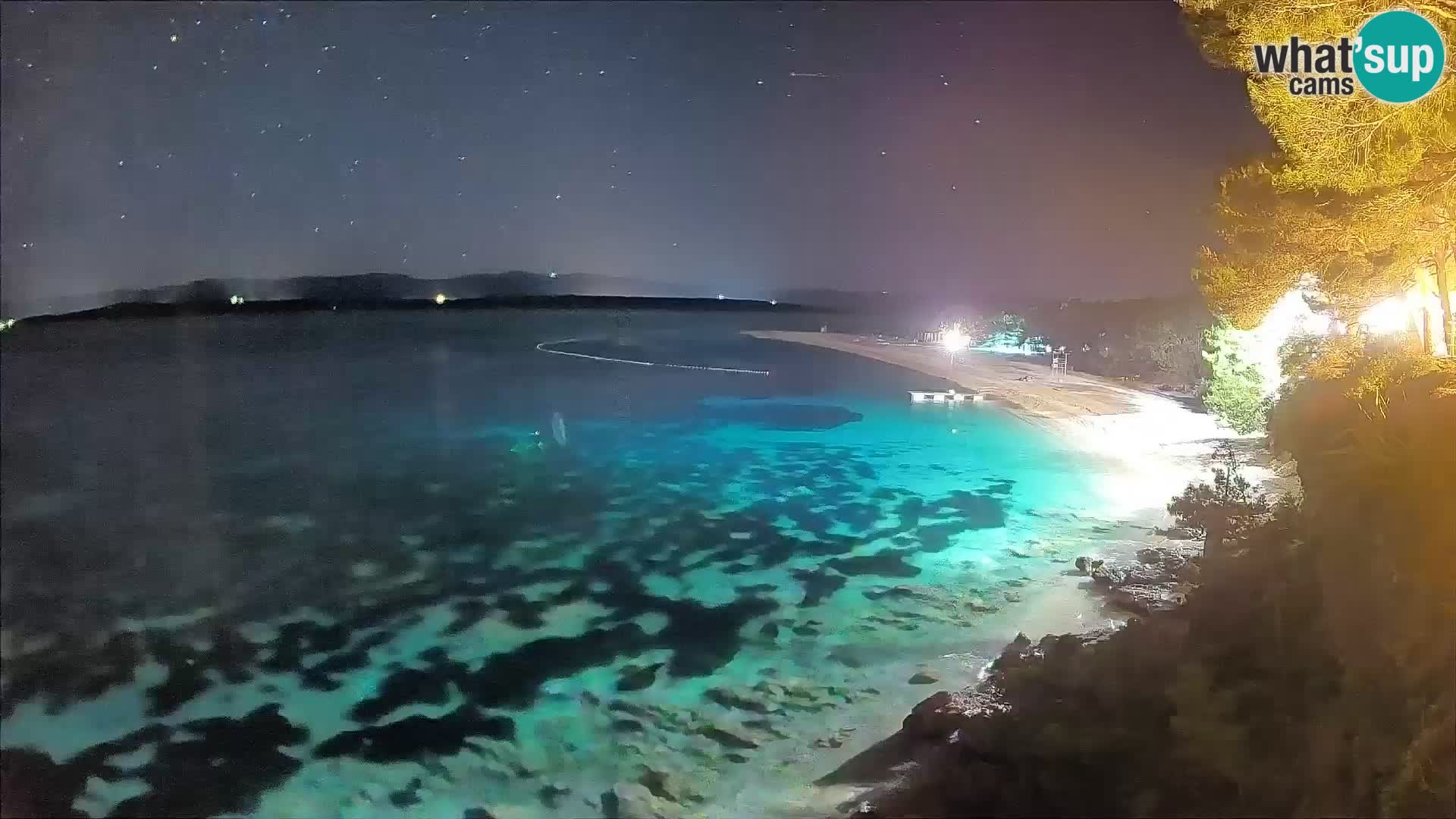 Webcam Bol Zlatni Rat – Vista en vivo desde la isla de Brač