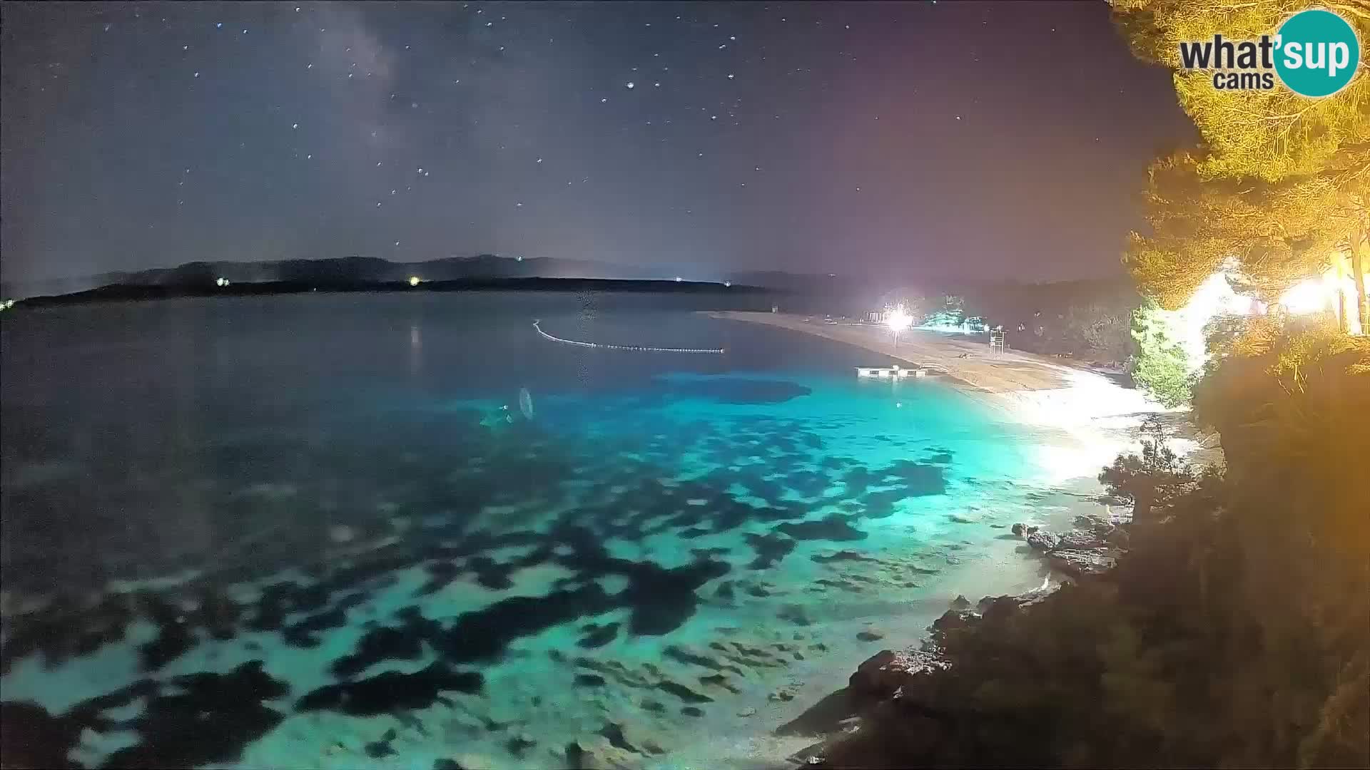 Webcam Zlatni Rat Bol – Liveblick vom berühmten Strand auf Brač