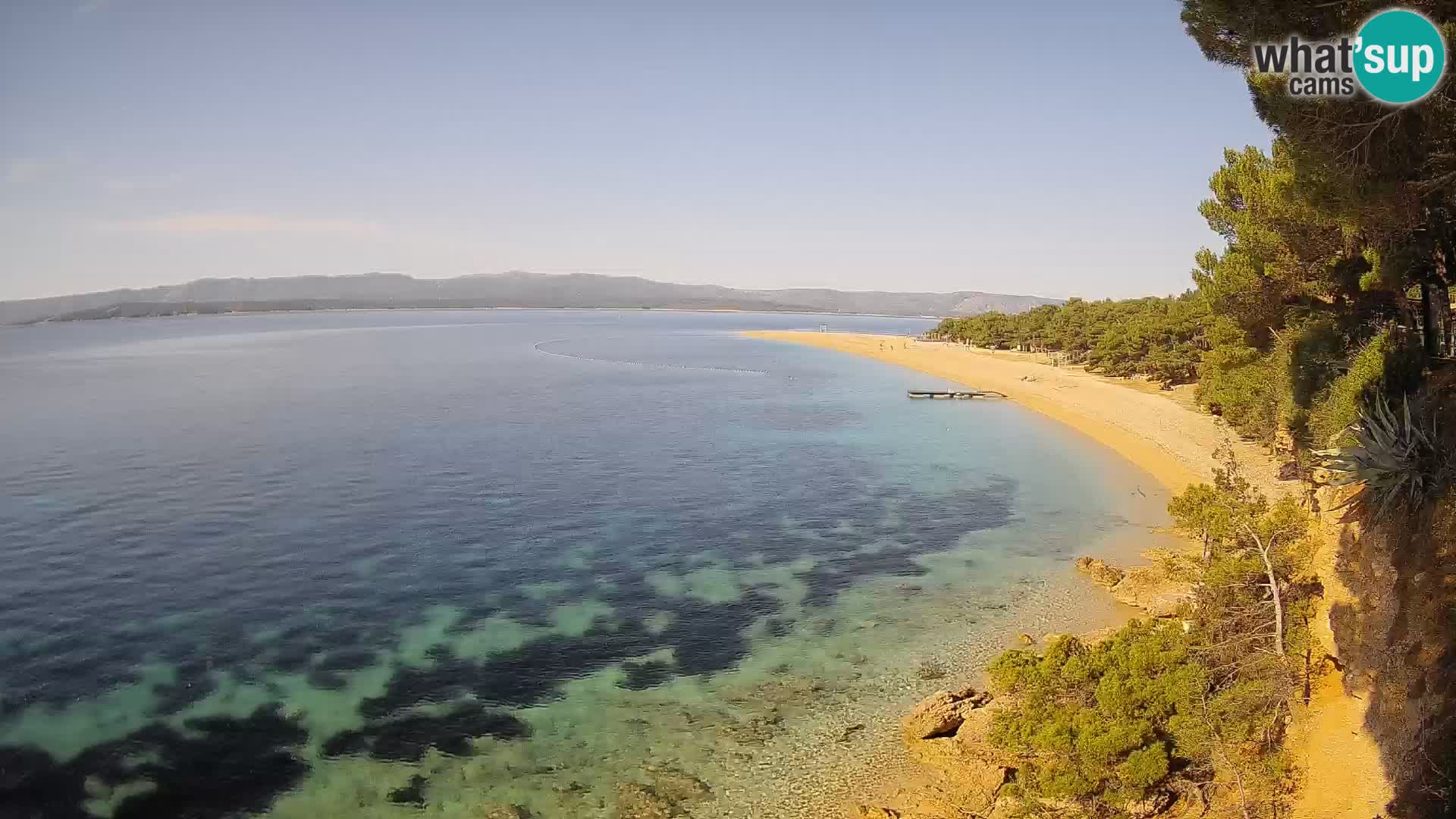 Webcam Bol Zlatni Rat – Vue en direct depuis l’île de Brač