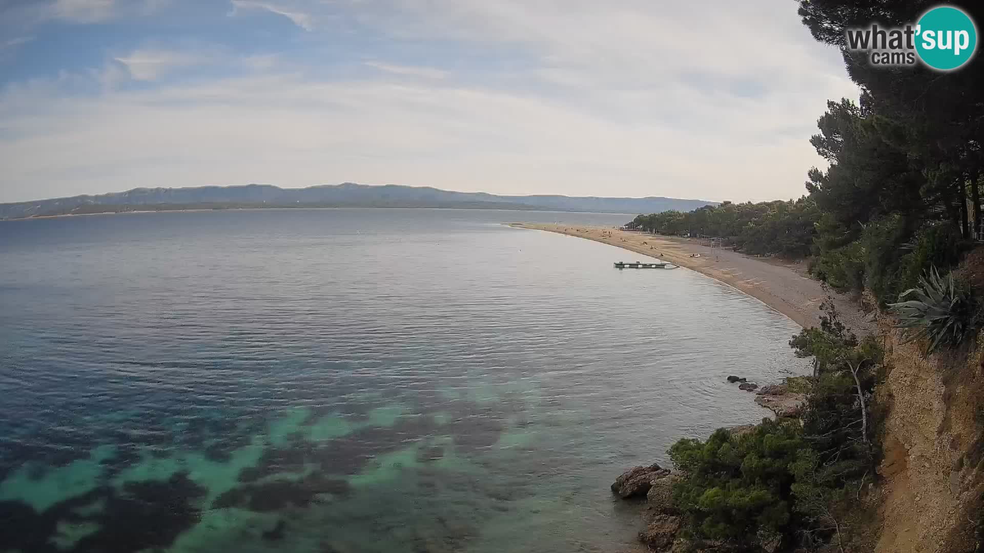 Web kamera Bol Zlatni Rat – Pogled uživo s otoka Brača