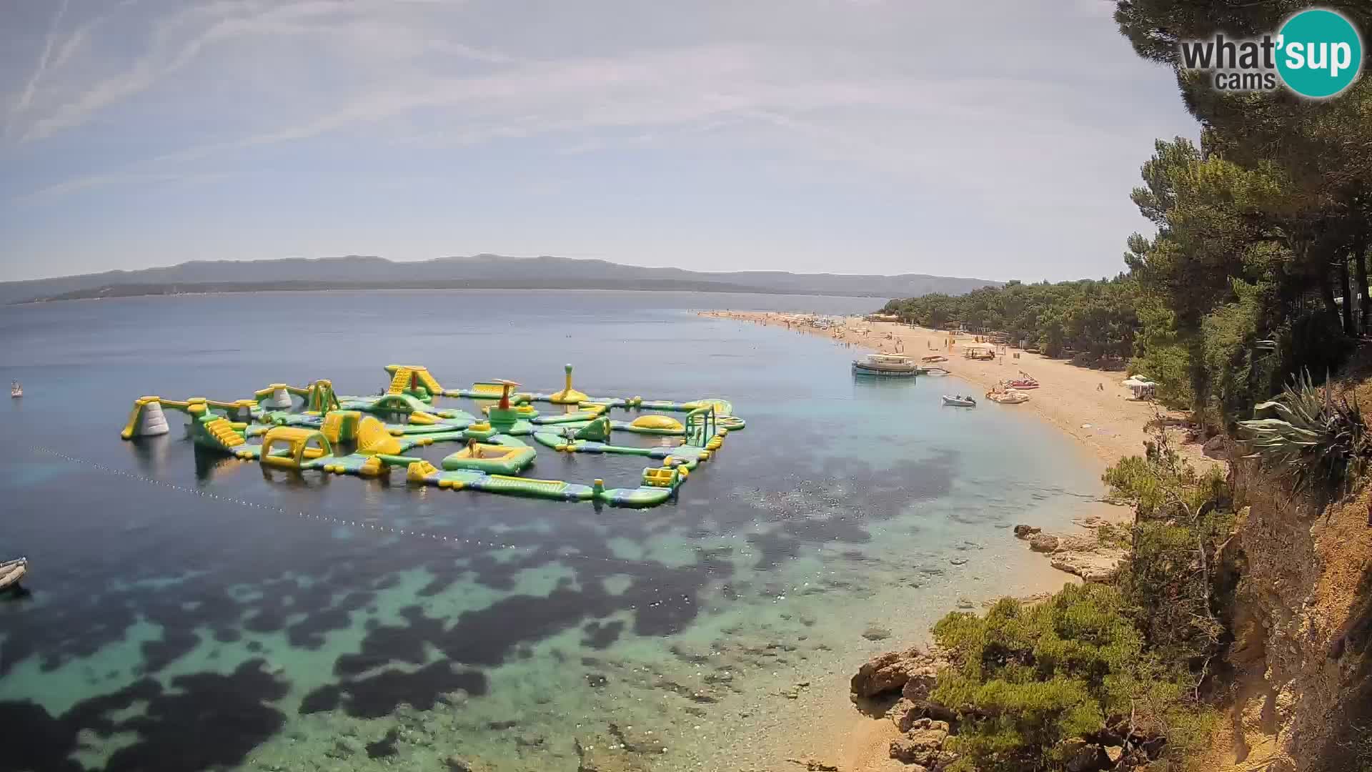 Webcam Zlatni Rat Bol – Liveblick vom berühmten Strand auf Brač