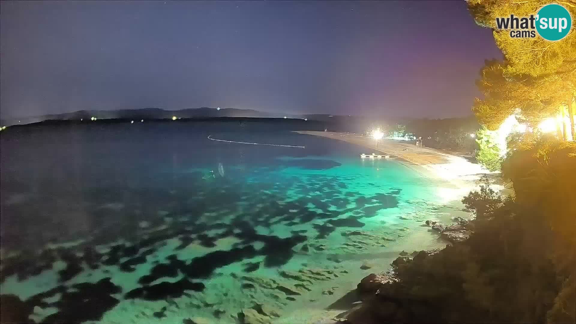 Webcam Bol Zlatni Rat – Vista en vivo desde la isla de Brač