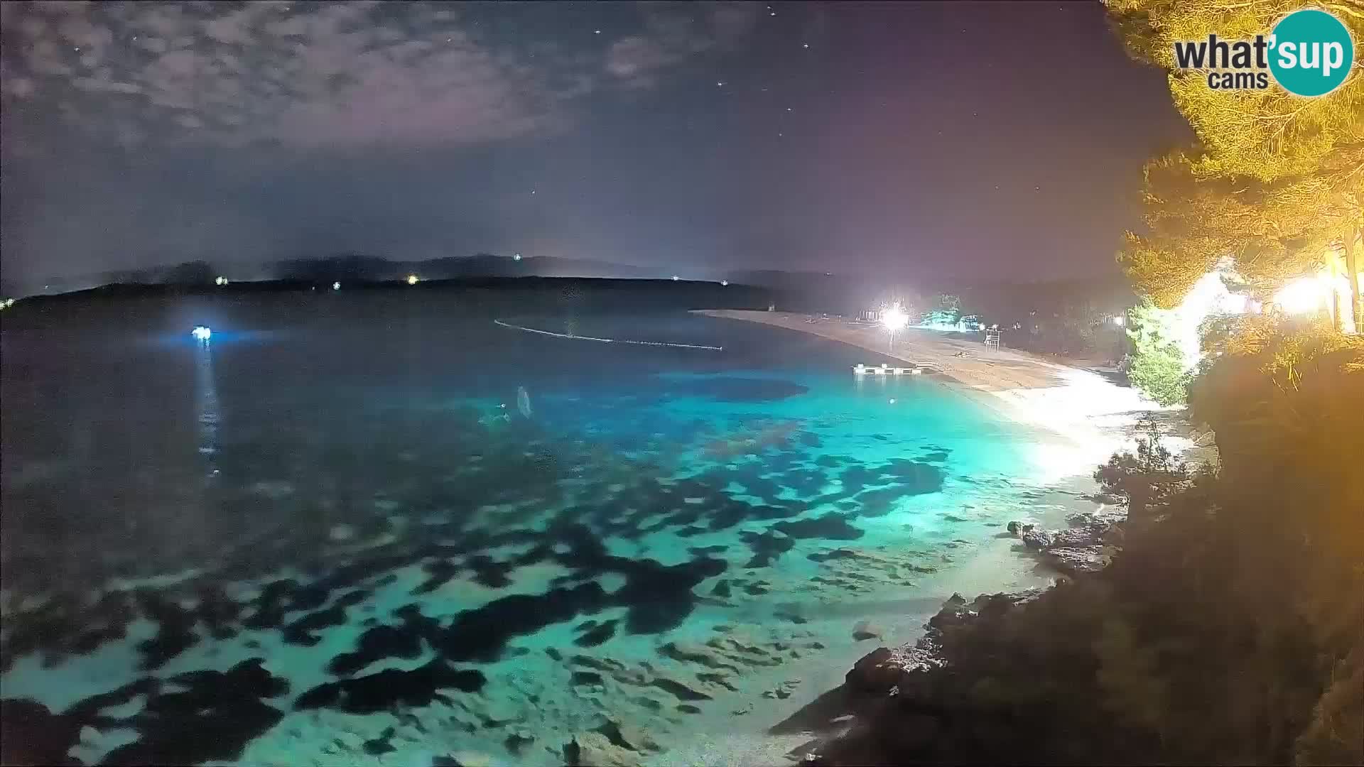 Webcam Zlatni Rat Bol – Liveblick vom berühmten Strand auf Brač