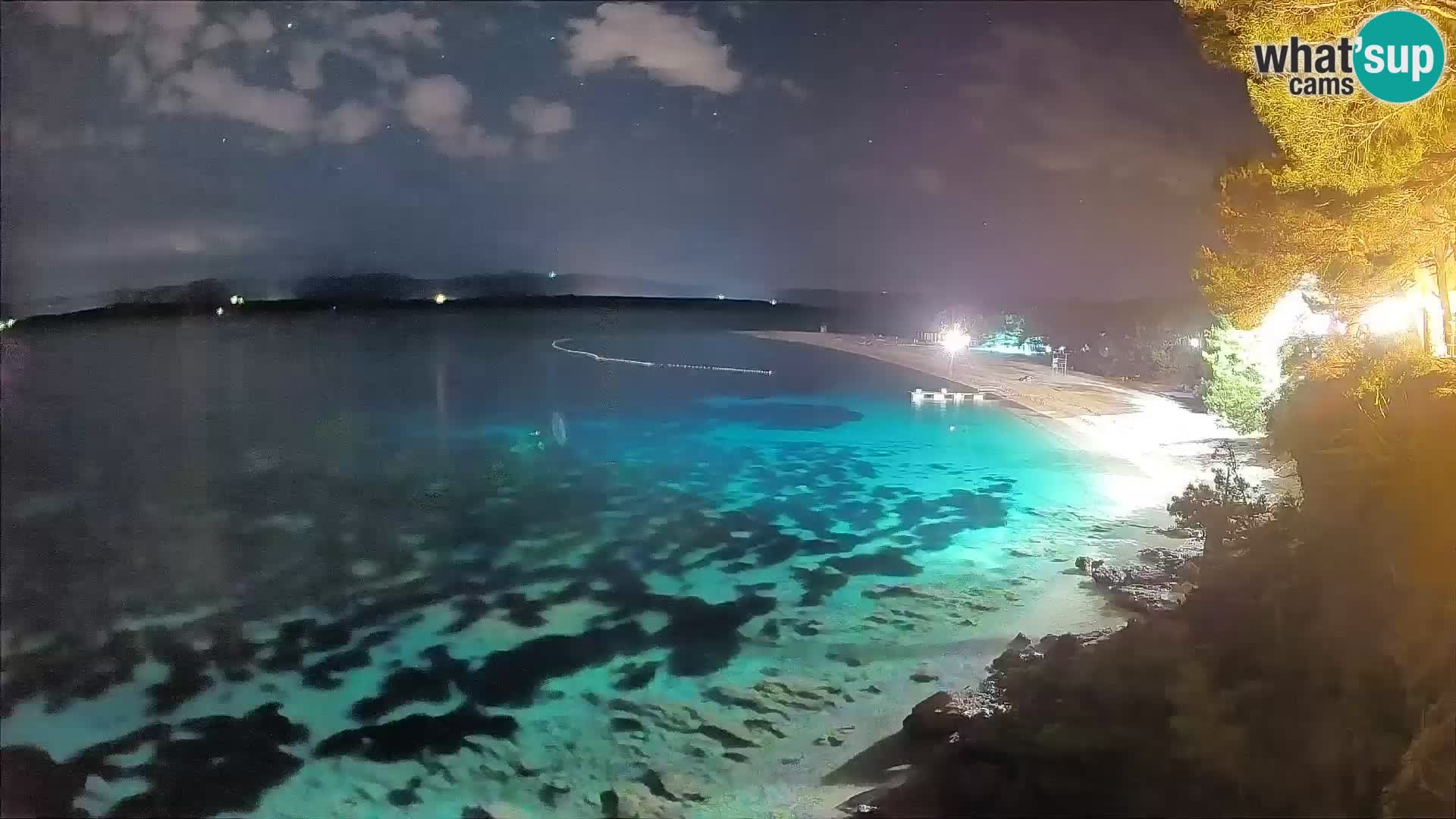 Webcam Zlatni Rat Bol – Liveblick vom berühmten Strand auf Brač