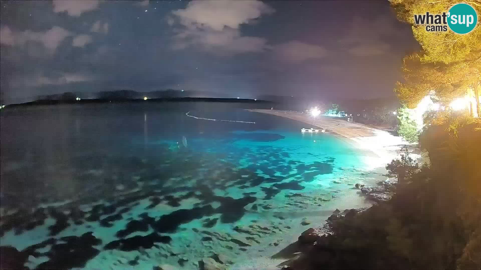 Webcam Bol Zlatni Rat – Vista en vivo desde la isla de Brač