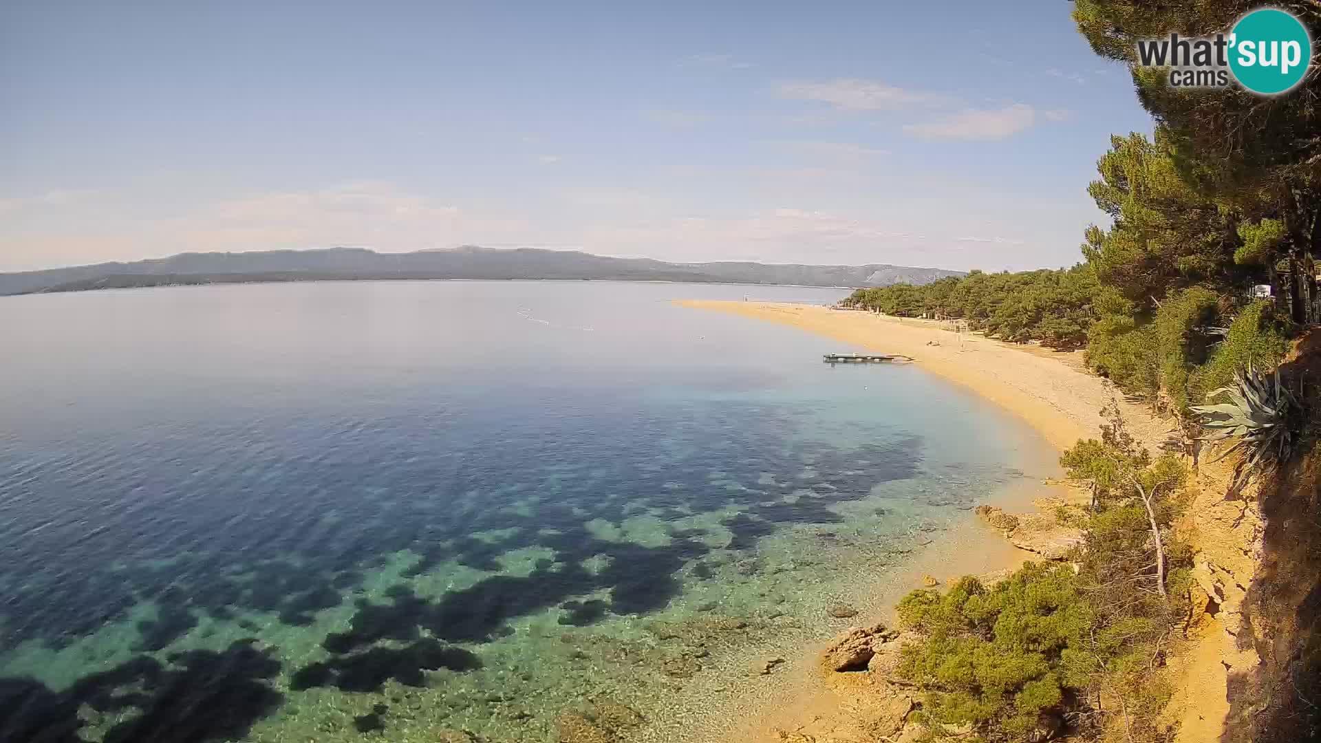 Web kamera Bol Zlatni Rat – Pogled uživo s otoka Brača