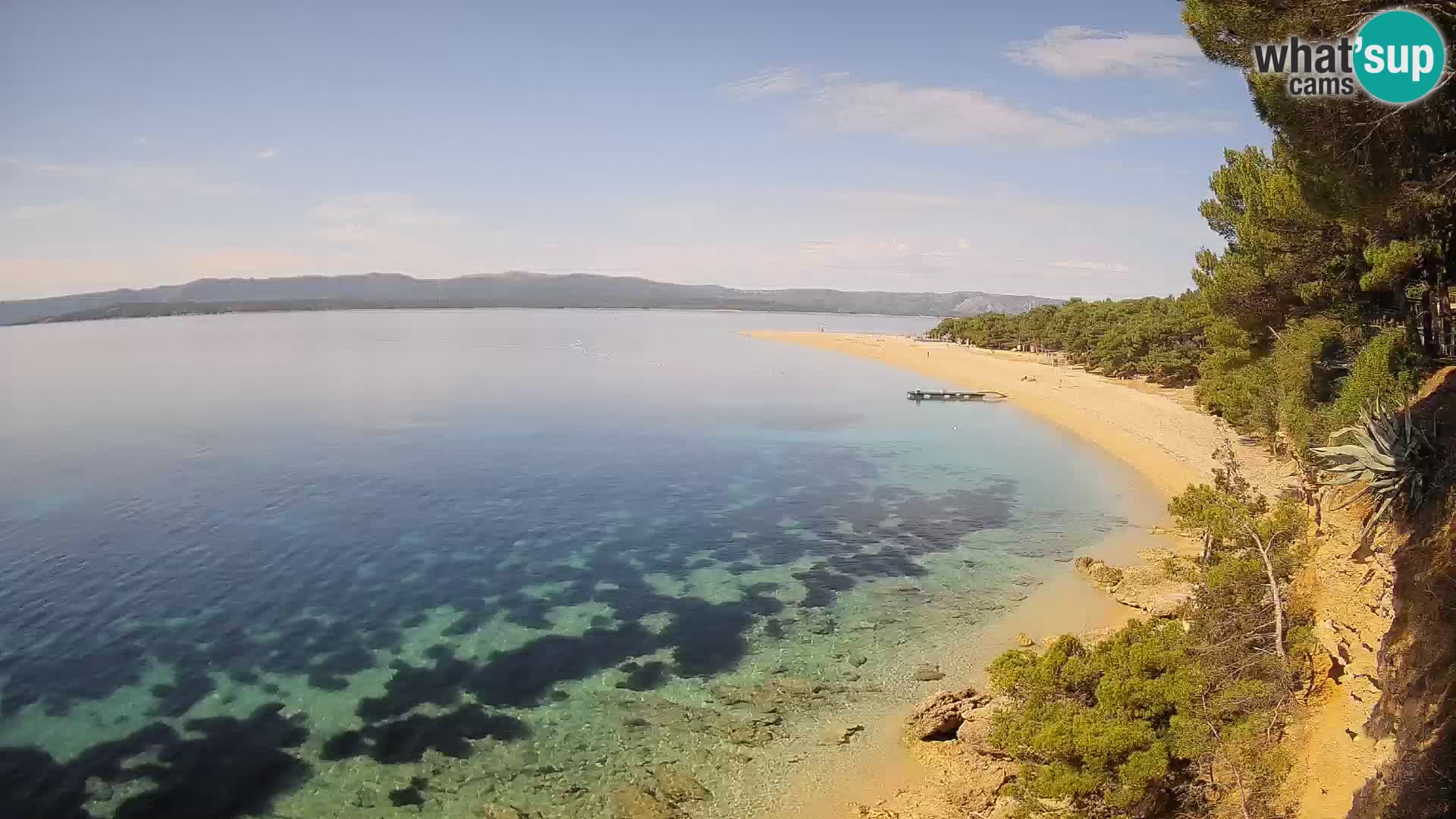 Webcam Bol Zlatni Rat – Vue en direct depuis l’île de Brač