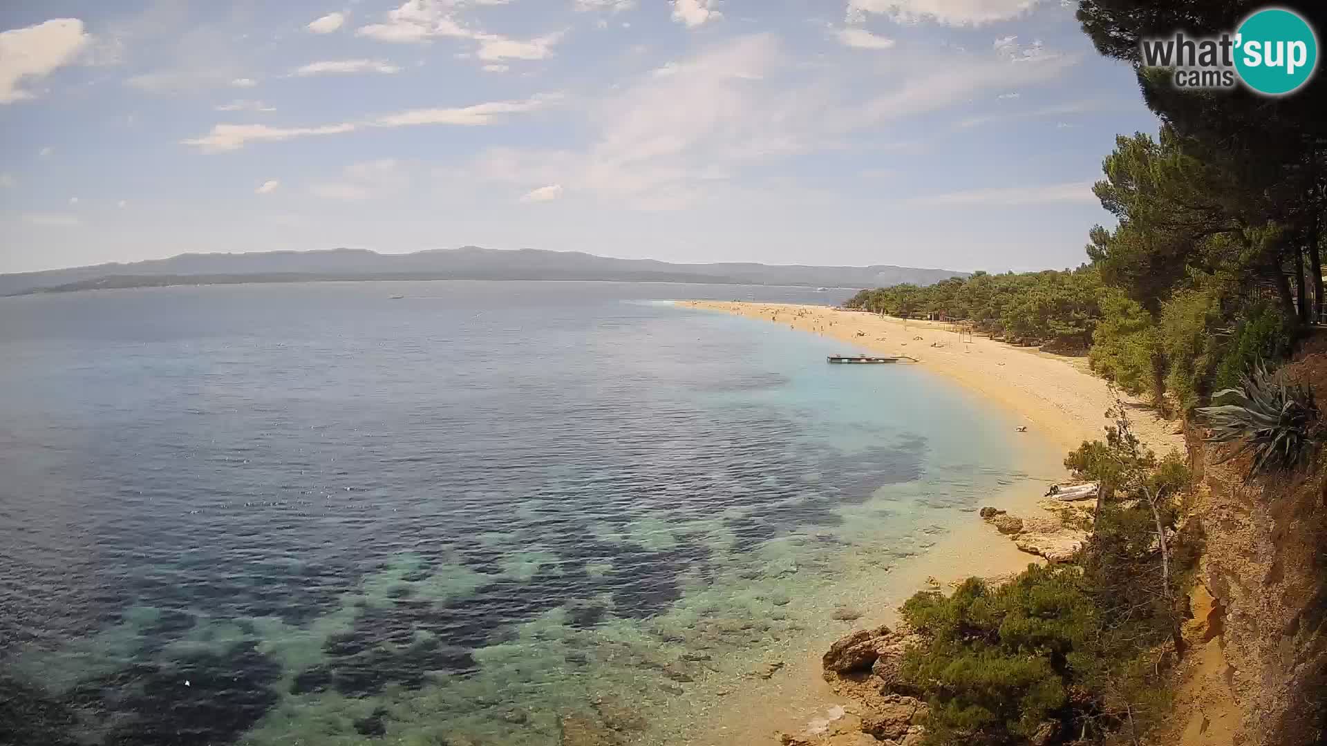 Web kamera Bol Zlatni Rat – Pogled uživo s otoka Brača