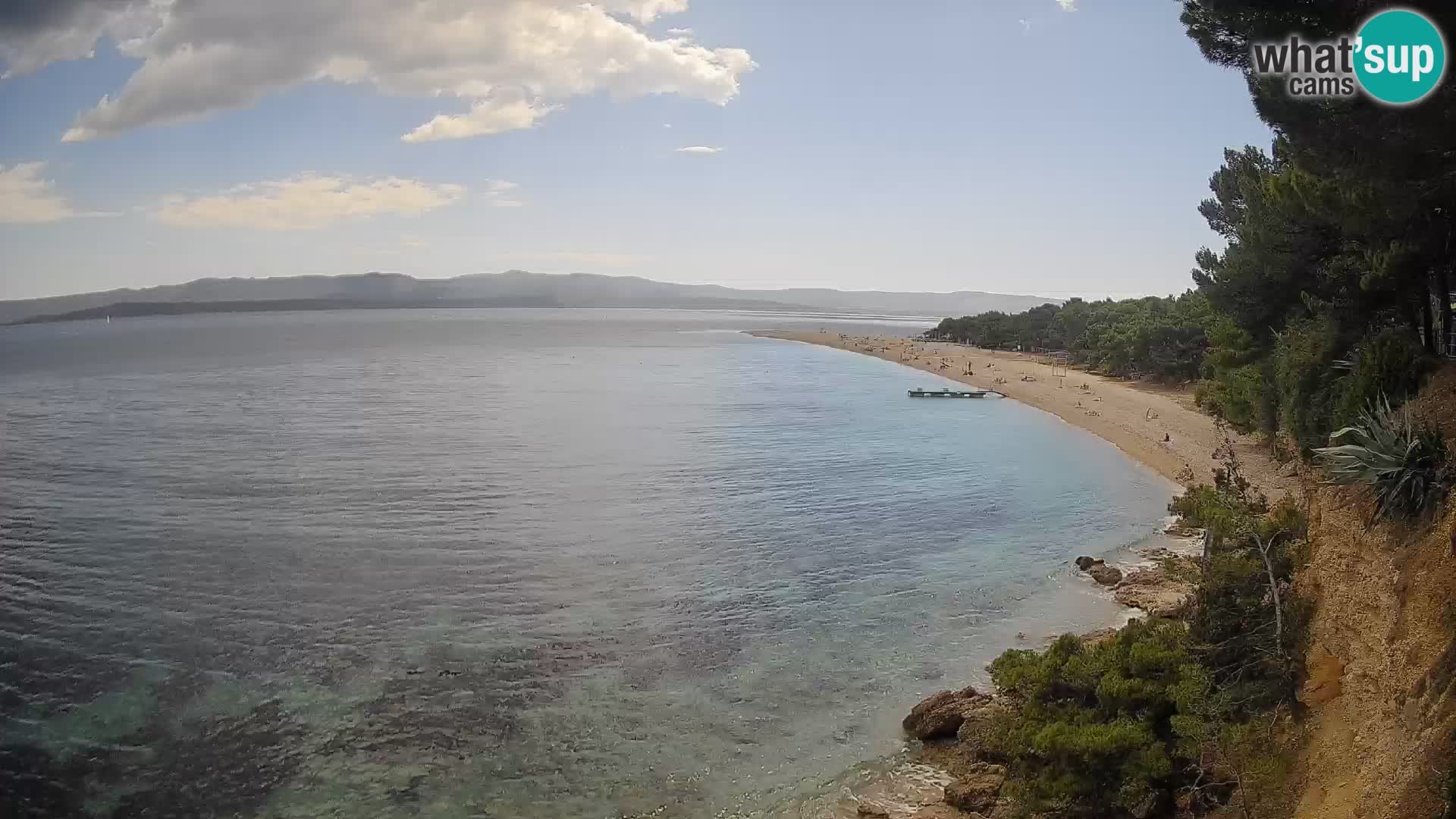 Web kamera Bol Zlatni Rat – Pogled uživo s otoka Brača