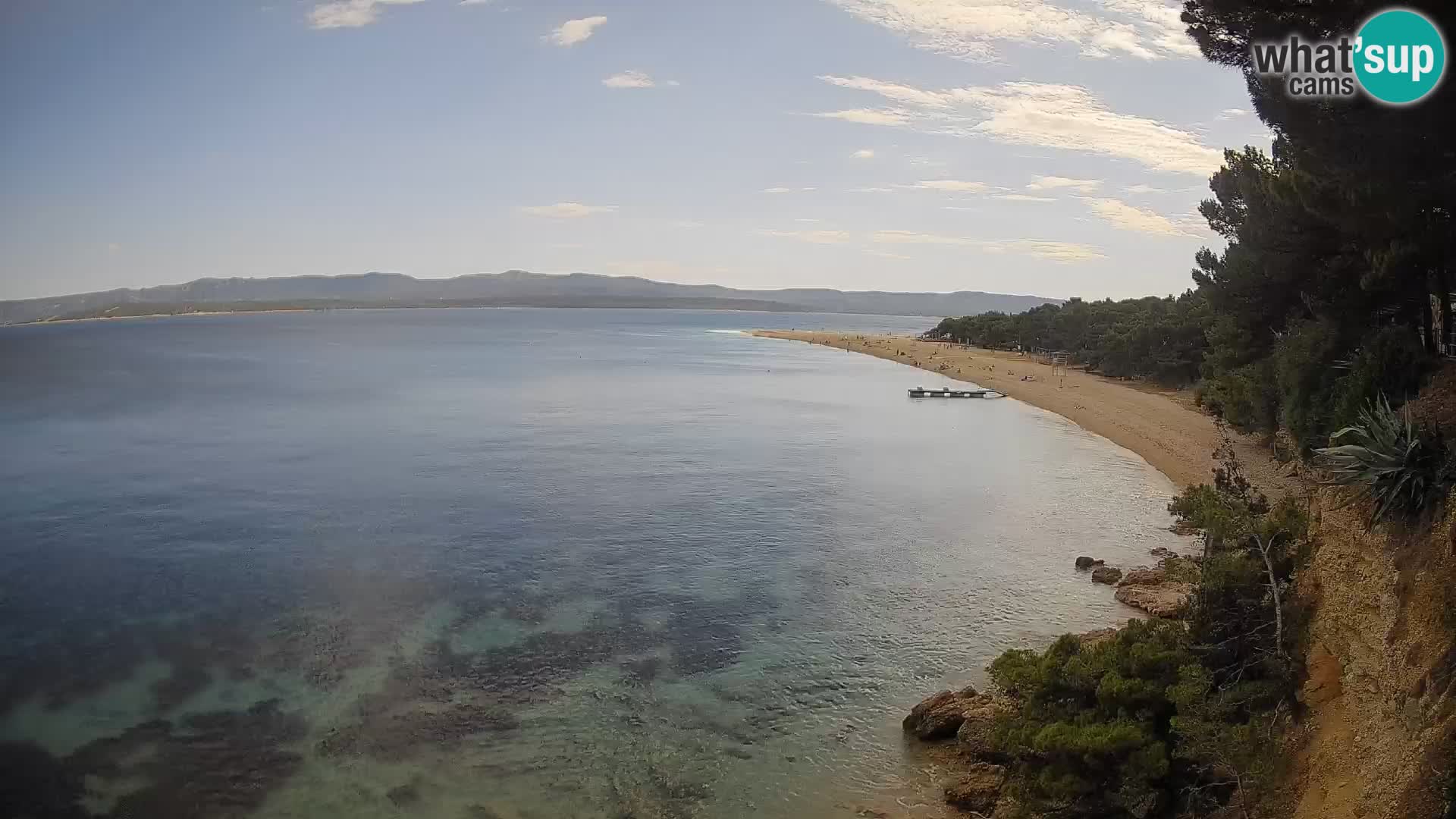Webcam Bol Zlatni Rat – Vue en direct depuis l’île de Brač