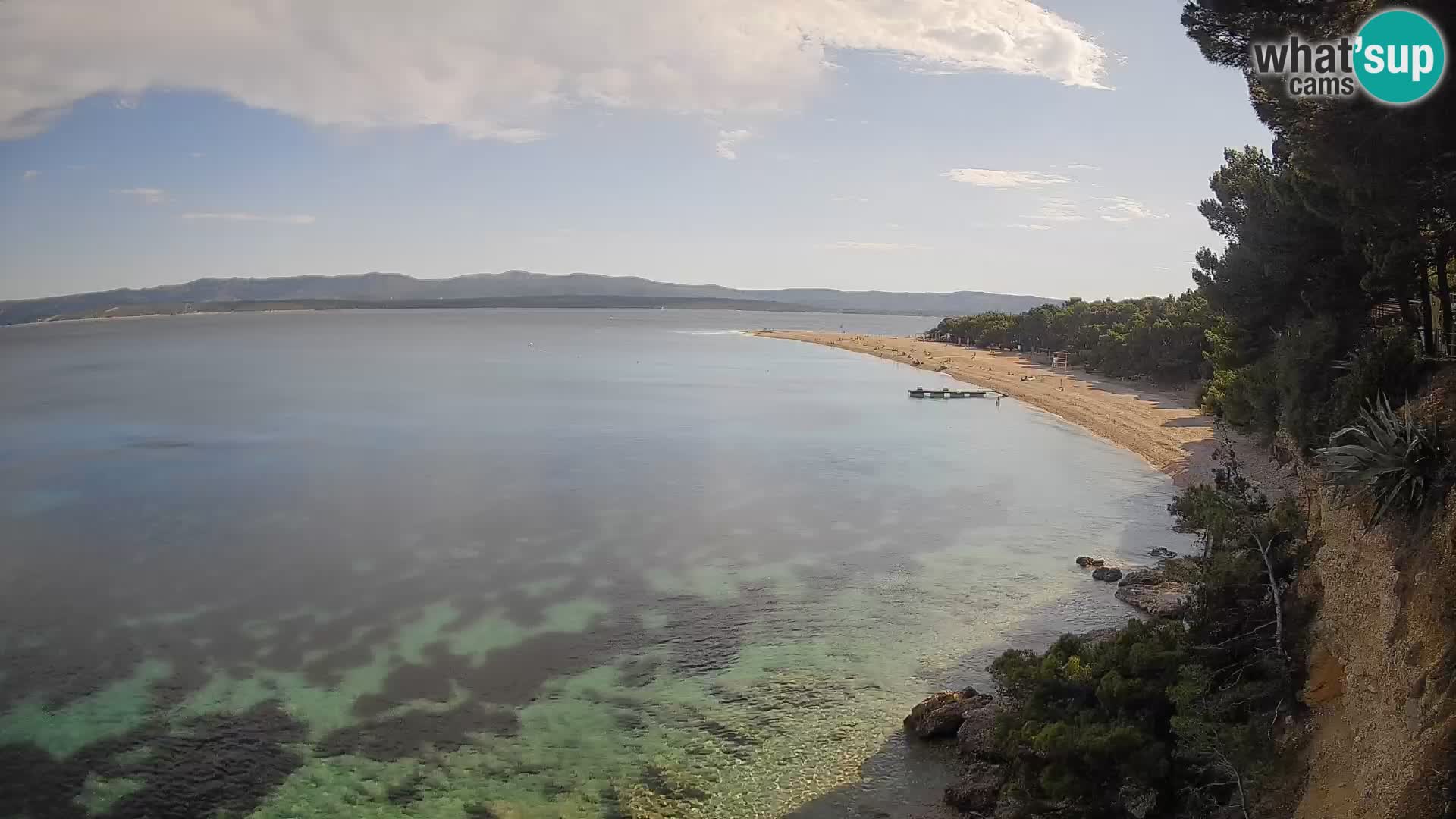 Webcam Bol Zlatni Rat – Vue en direct depuis l’île de Brač